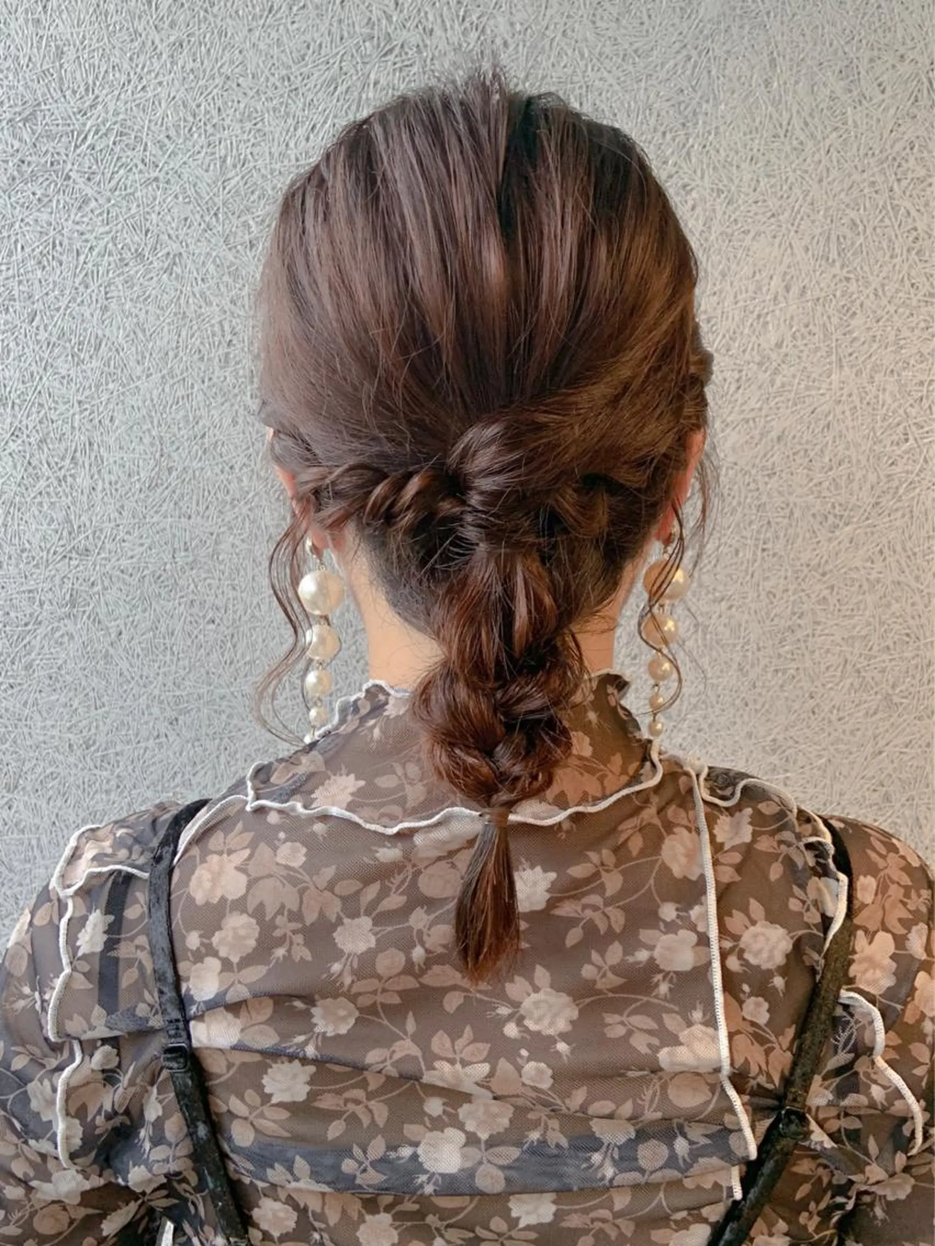 ミディアム カラー ヘアアレンジ 名駅/大人可愛い /艶髪/流音のヘアスタイル