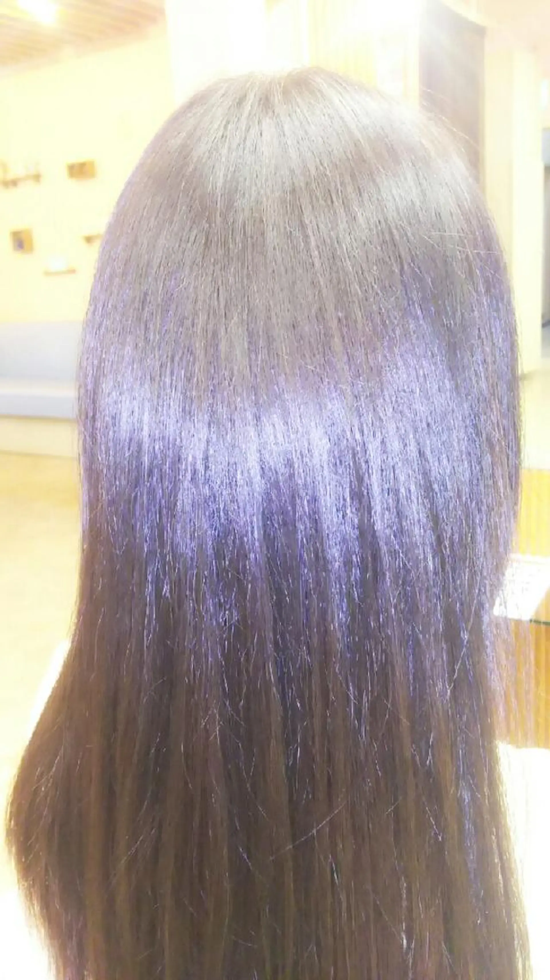 セミロング パーマ 縮毛矯正 脇田 雄大のヘアスタイル