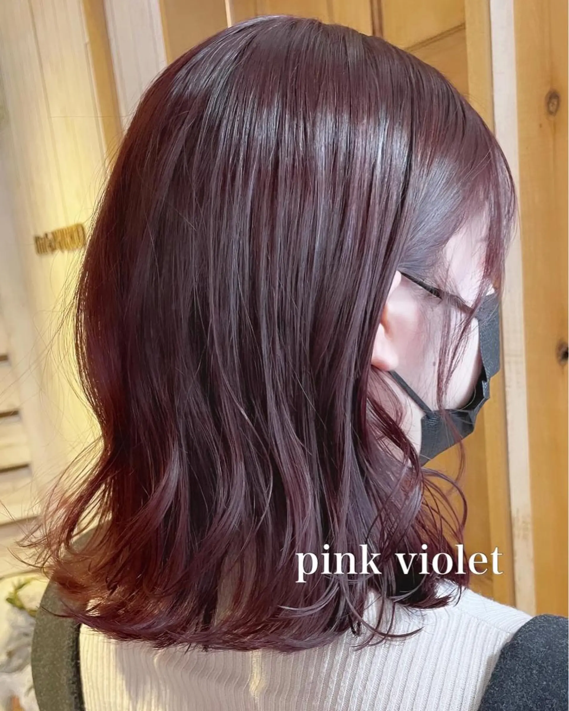 ミディアム カラー hair salon Ranun髪質改善のヘアスタイル