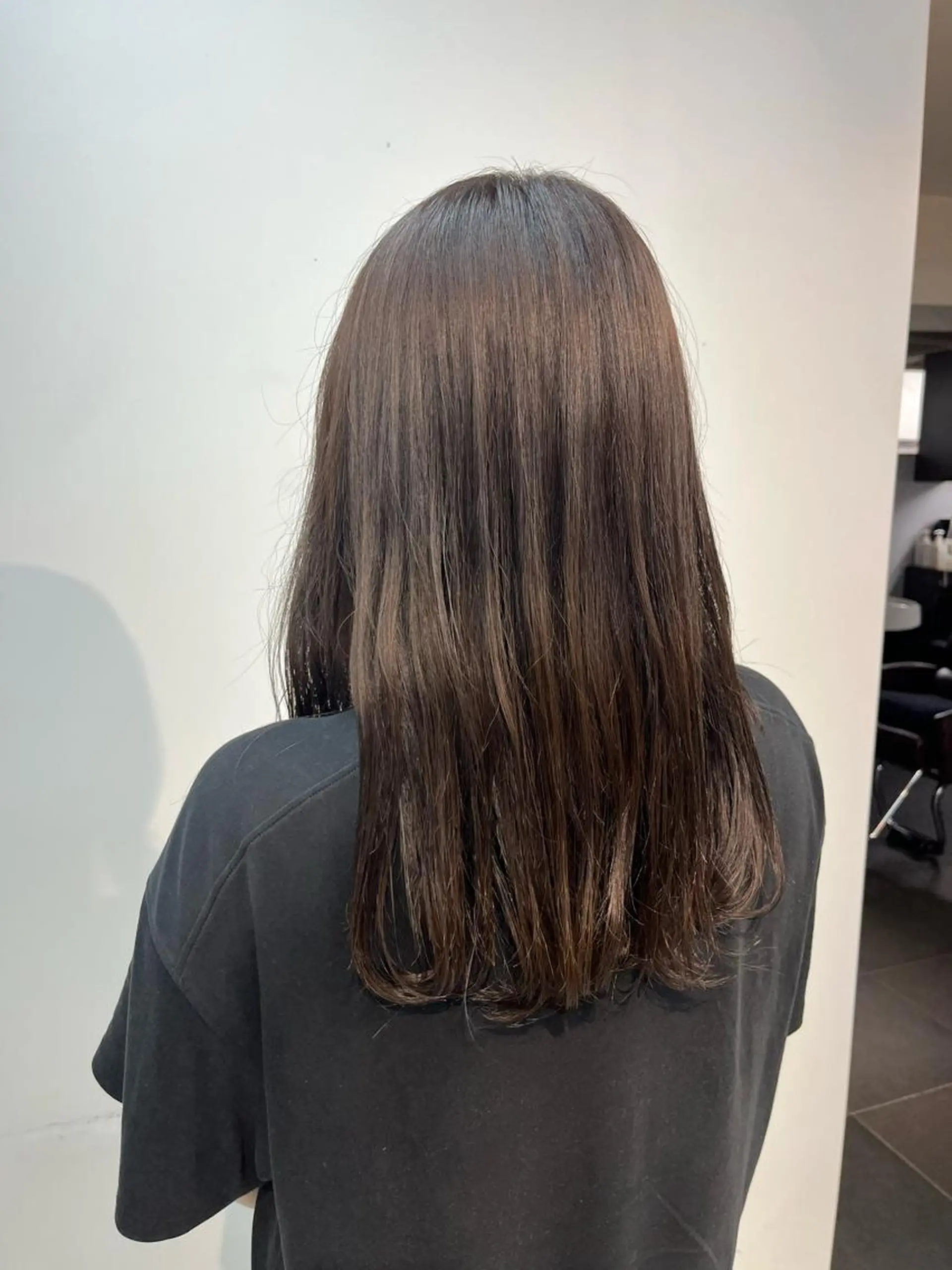 カラー ボブ・顔まわり 💎愛唯(めい)のヘアスタイル