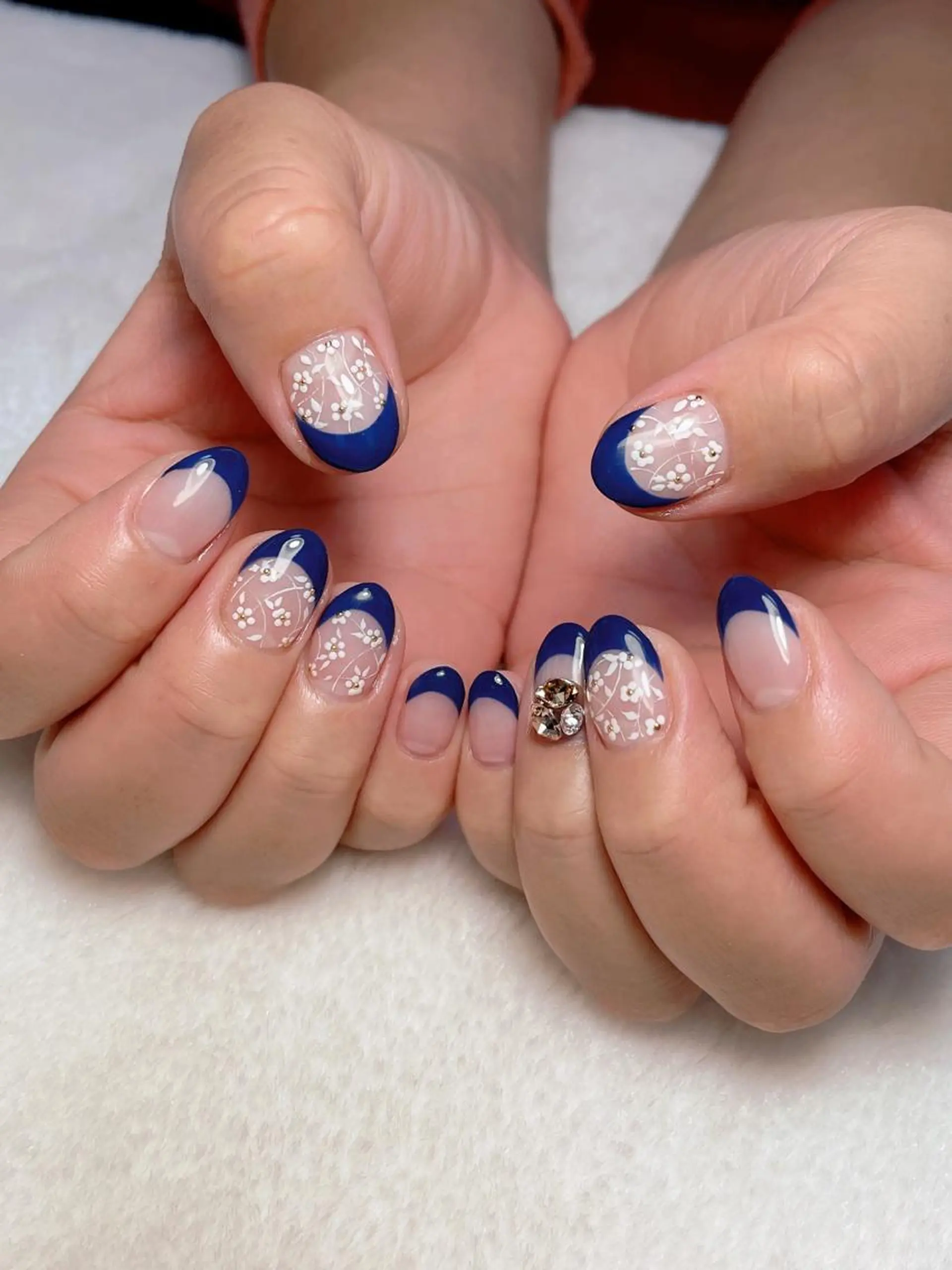 ネイル レース ストーンネイル ハンドネイル kipinail 川﨑えりかのネイルデザイン