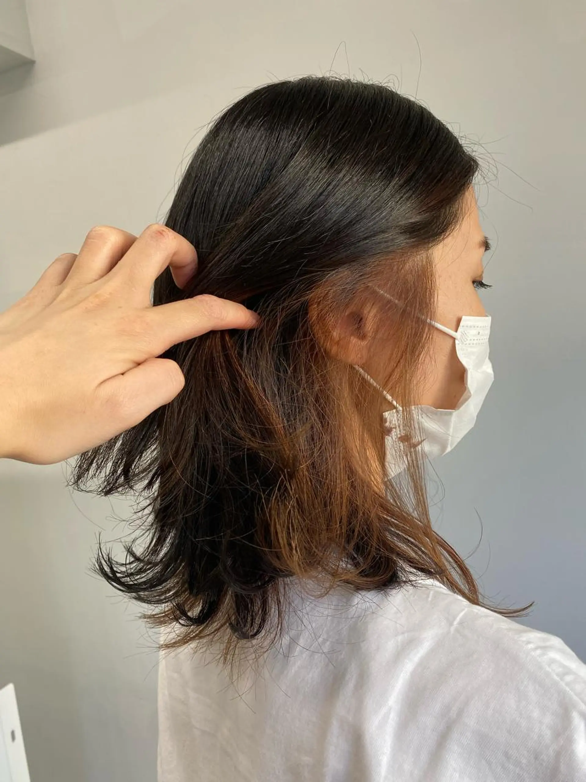 セミロング カラー ヘアアレンジ TRUNAIL&EYE所属・TRU Shino🦋のマツエク・マツパデザイン