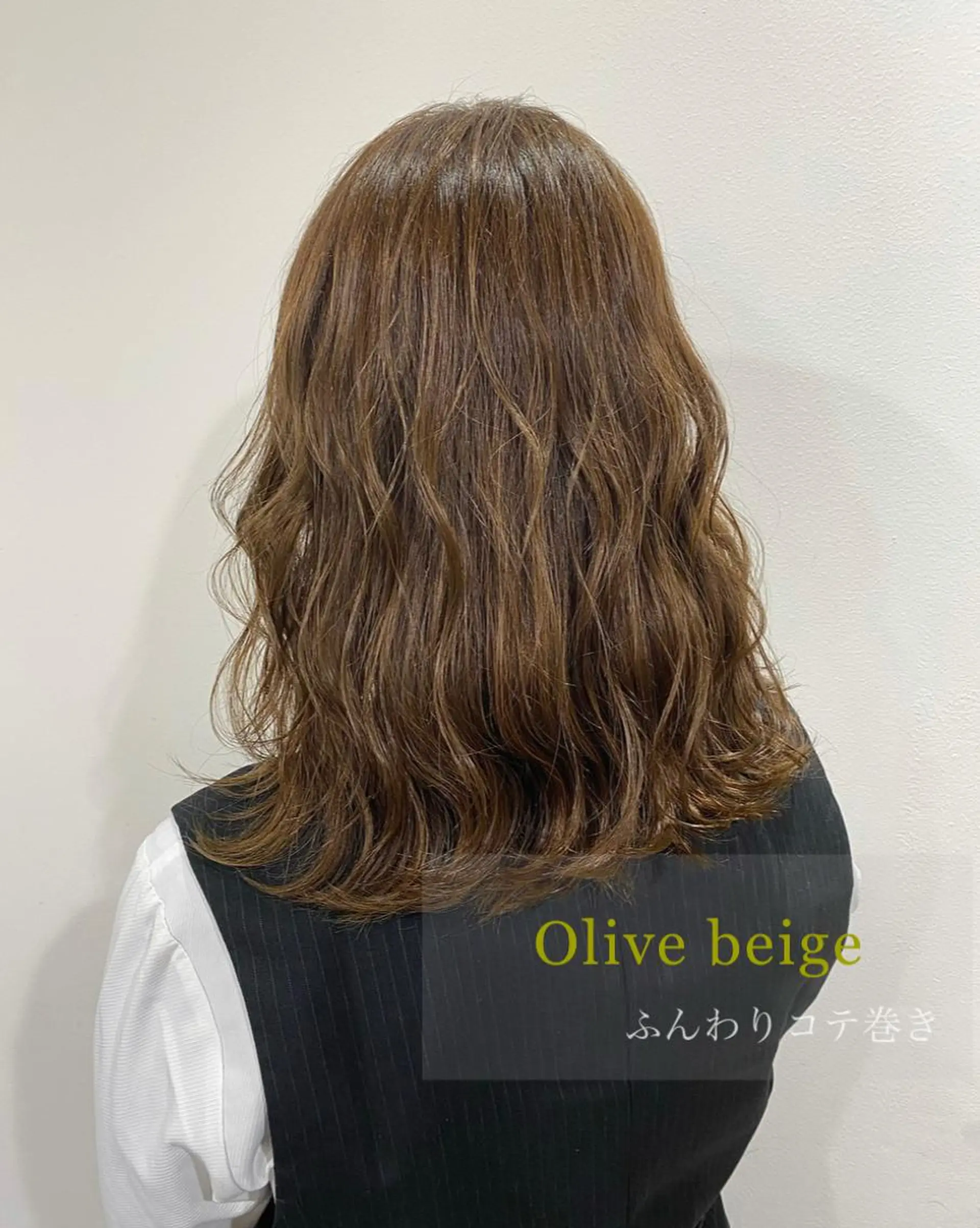 ミディアム カラー 透明感カラー オリーブカラー merc. ♡ 櫻武加奈子のマツエク・マツパデザイン