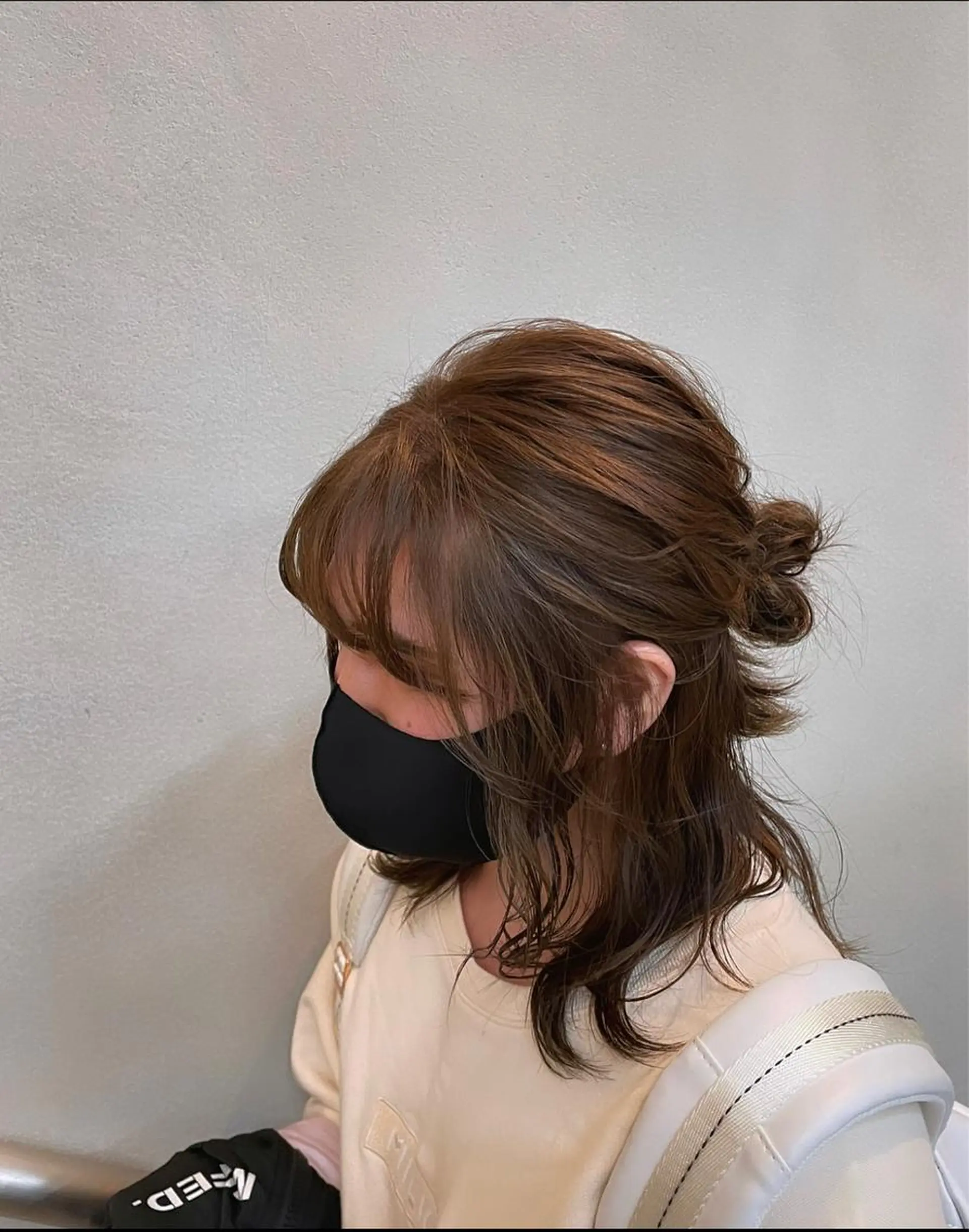 ミディアム カラー ベージュカラー ブリーチ ブリーチなしカラー 沖縄/ヘアアレンジ /ナカノのヘアスタイル