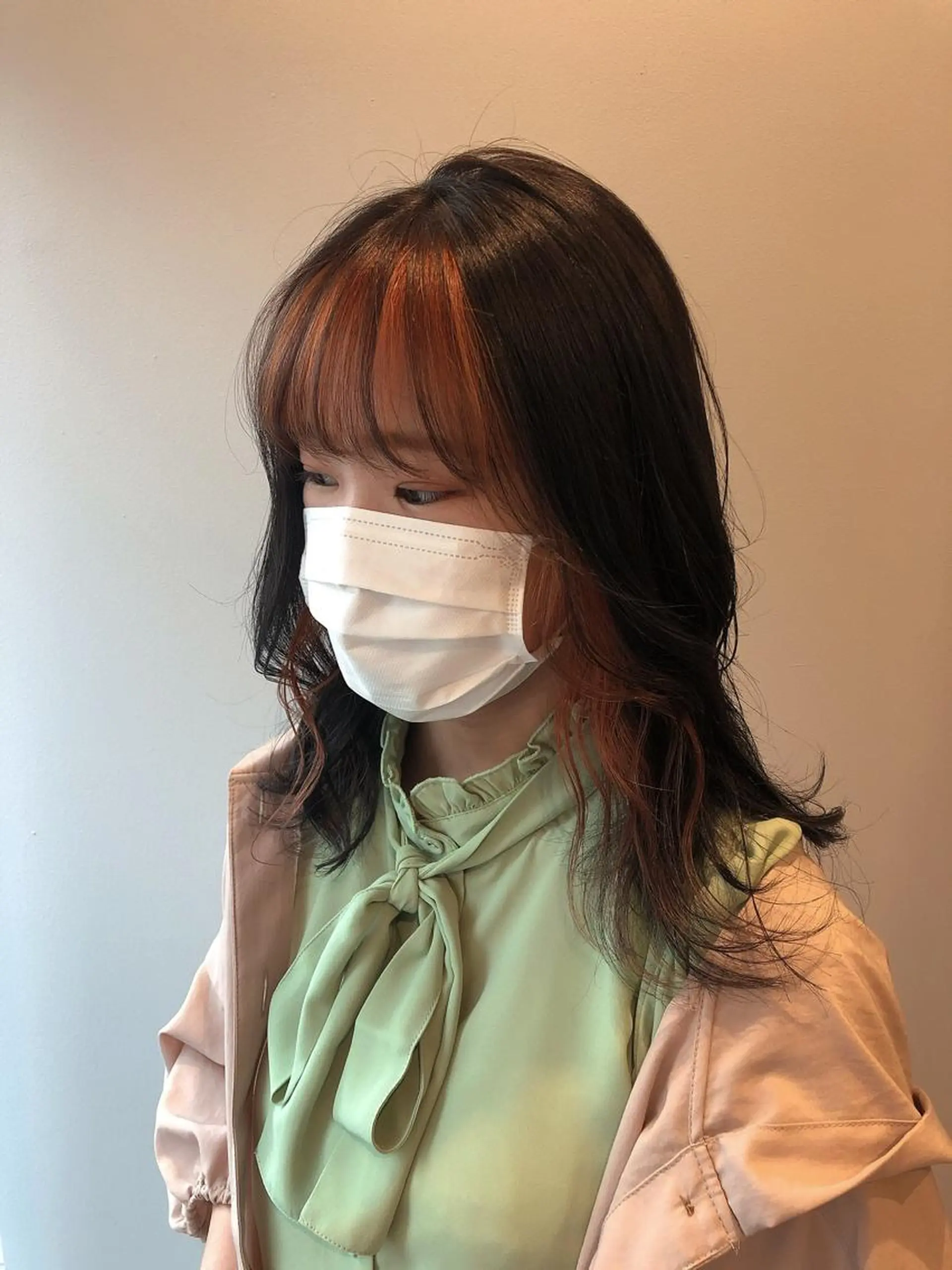 ミディアム カラー entality所属・mizuki 韓国 ヘア/髪質改善のヘアスタイル