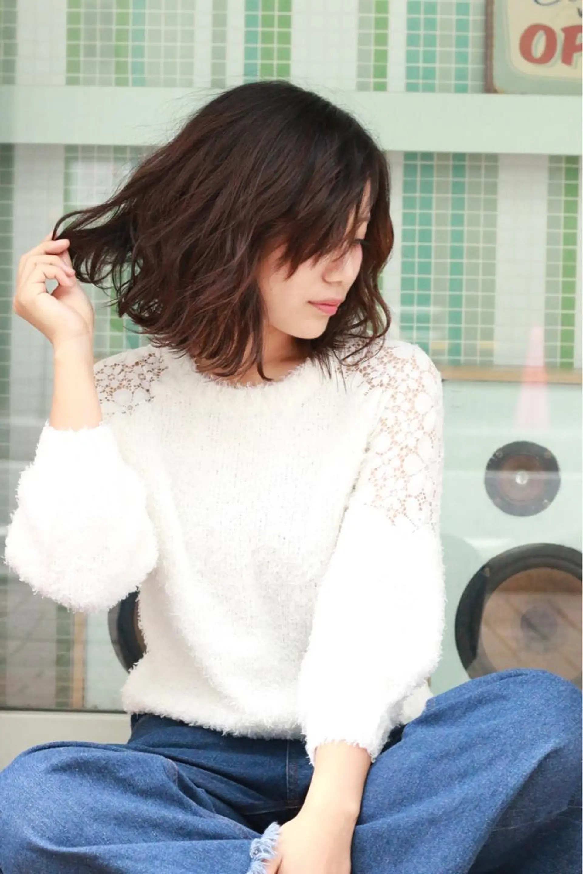 ミディアム kahuli  hair Ulu 「カーフリヘアウル」所属・鎗田 健のヘアスタイル