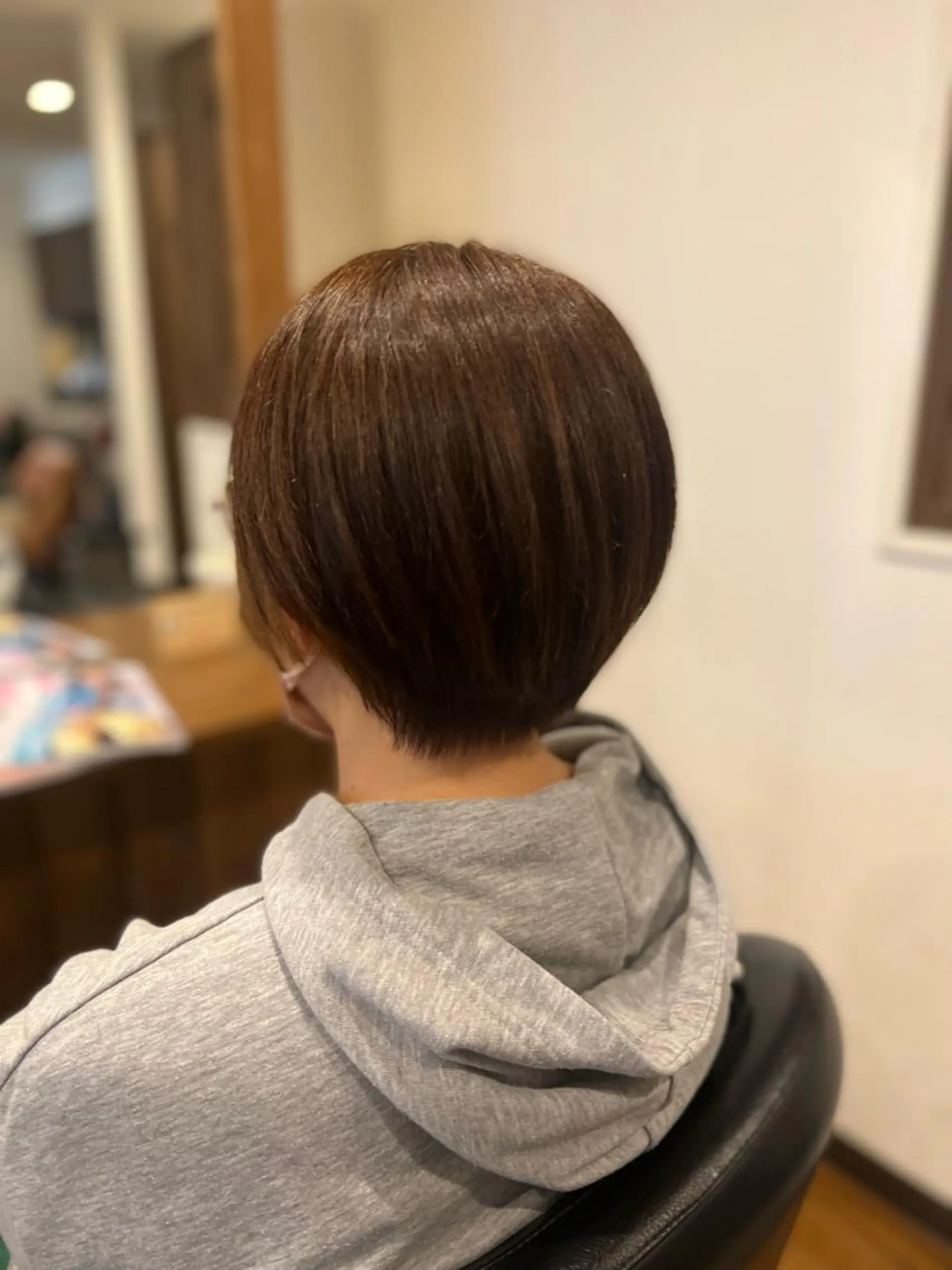ショート 馬場 麻奈美のヘアスタイル