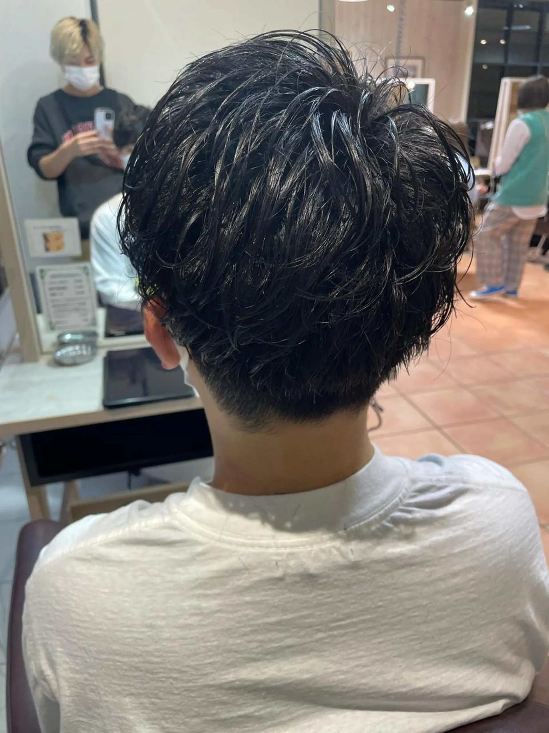 ショート パーマ メンズ 辻堂メンズ特化 YU-YAのヘアスタイル