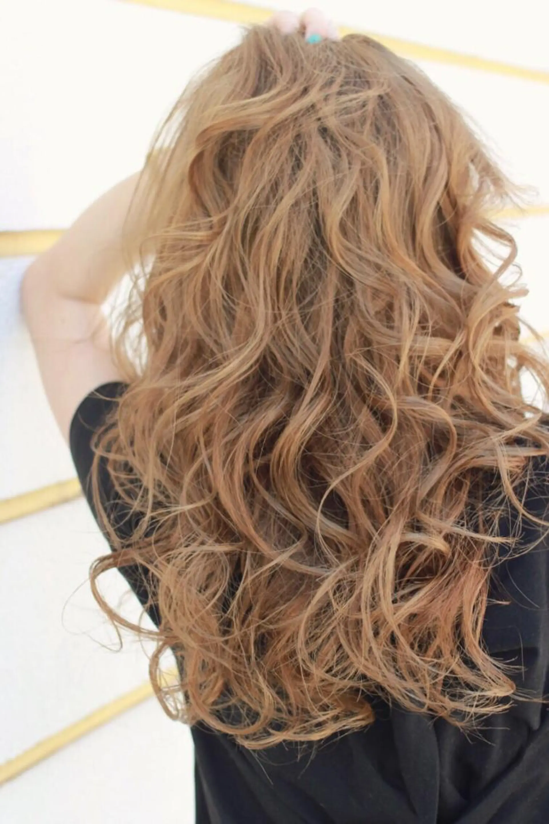 ロング カラー チビ編み込みエクステ シールEXどぅ〜すのヘアスタイル