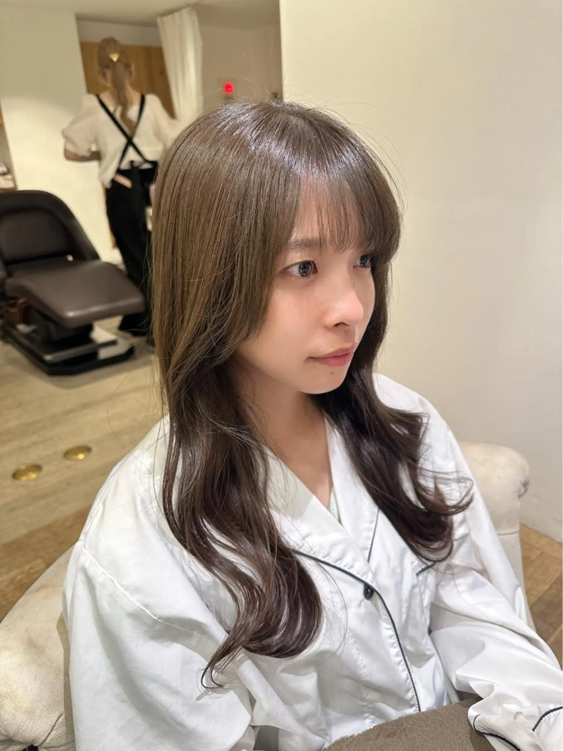 セミロング 銀座副店長/レイヤー /韓国ヘア/髪質改善のヘアスタイル