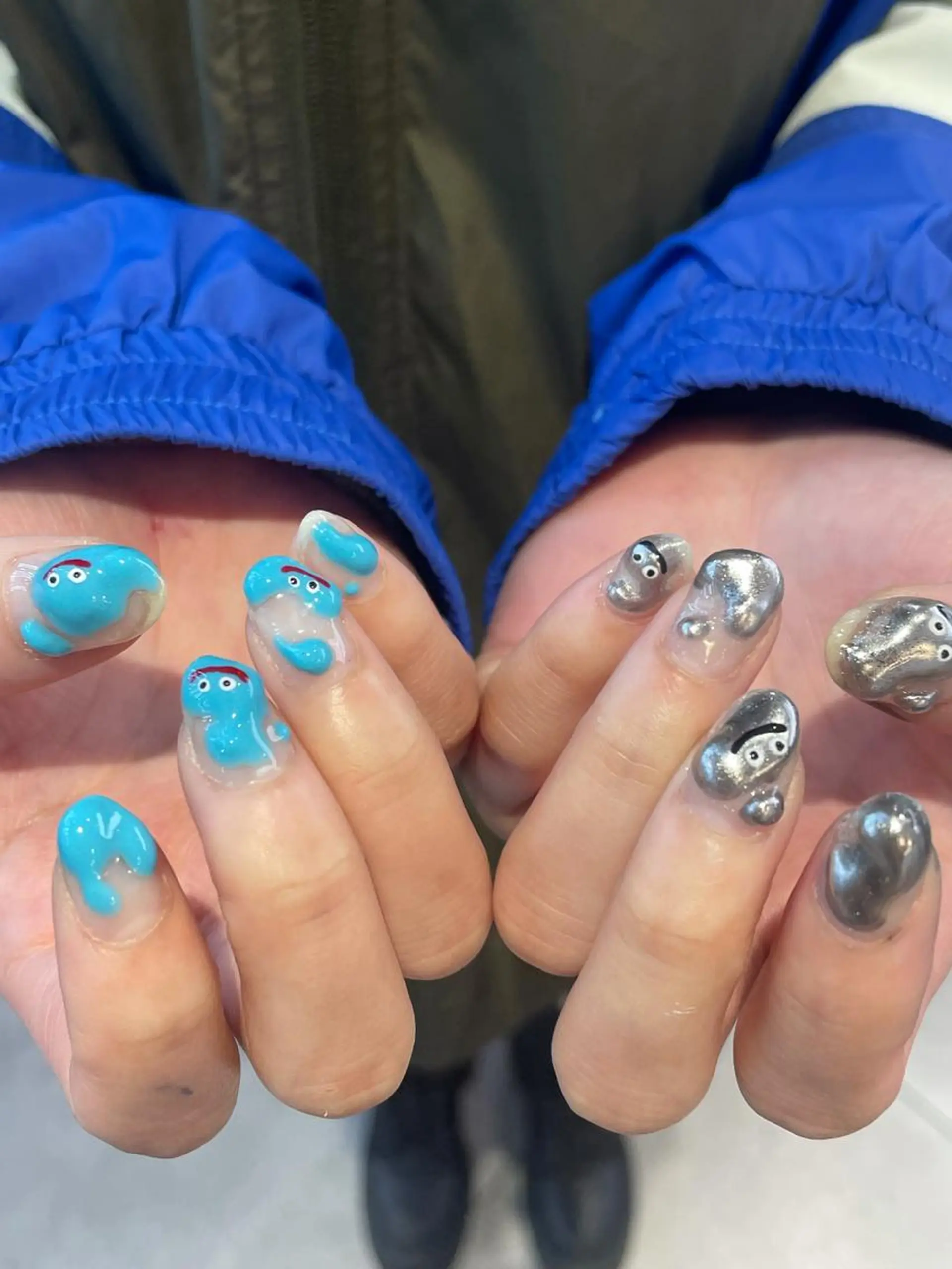 ネイル 🎀ボブ＋ハイトーン シュカ👶🏻のヘアスタイル