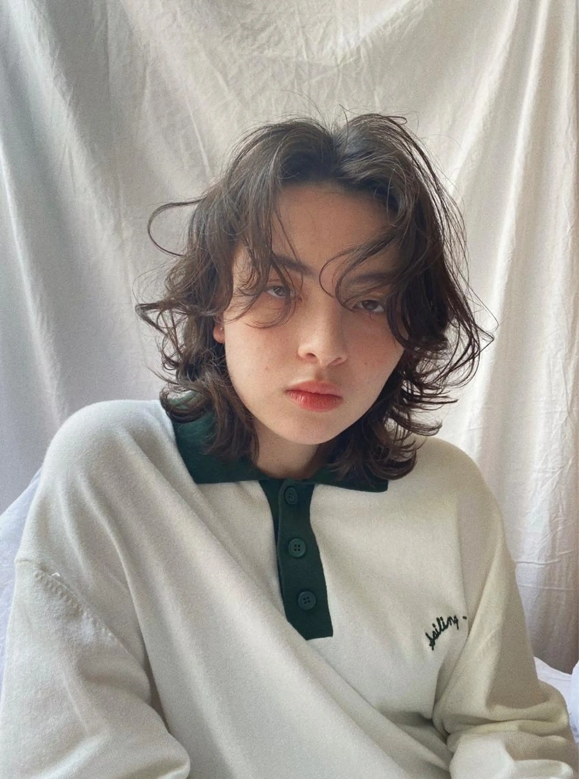 ミディアム ミディアムパーマ TYCHE GINZA所属・🍃服部 雅哉🍃銀座◎のヘアスタイル