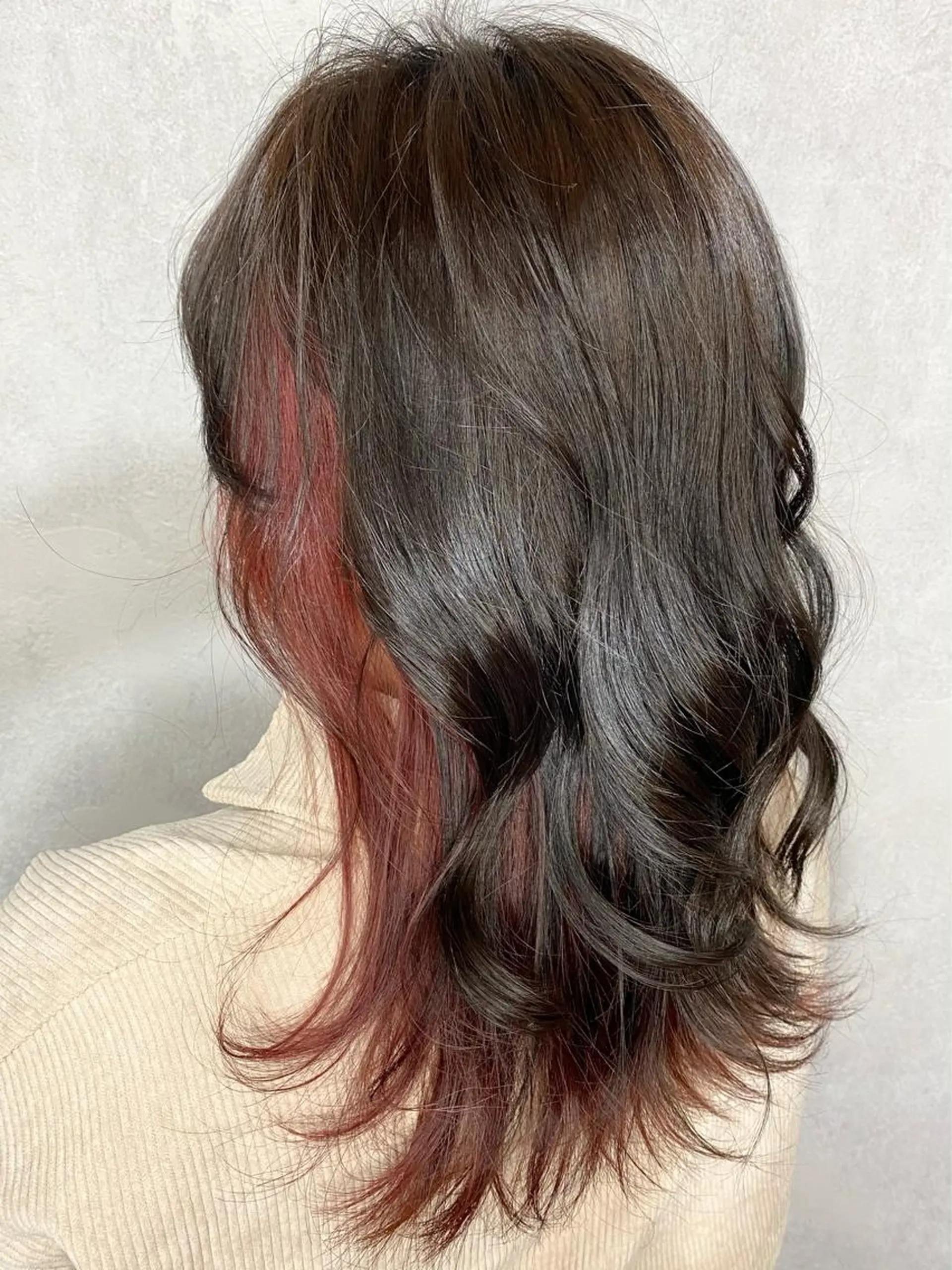 ロング カラー レッドカラー 🌾内山 龍介🌾のヘアスタイル