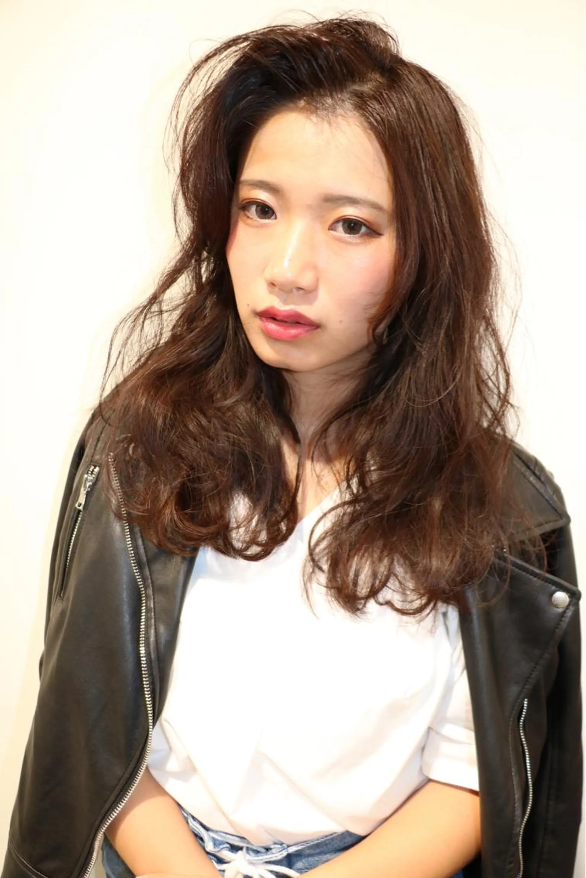 ミディアム セミロング ロング パーマ _WHITE高槻所属・_WHITE高槻店 yusukeのヘアスタイル