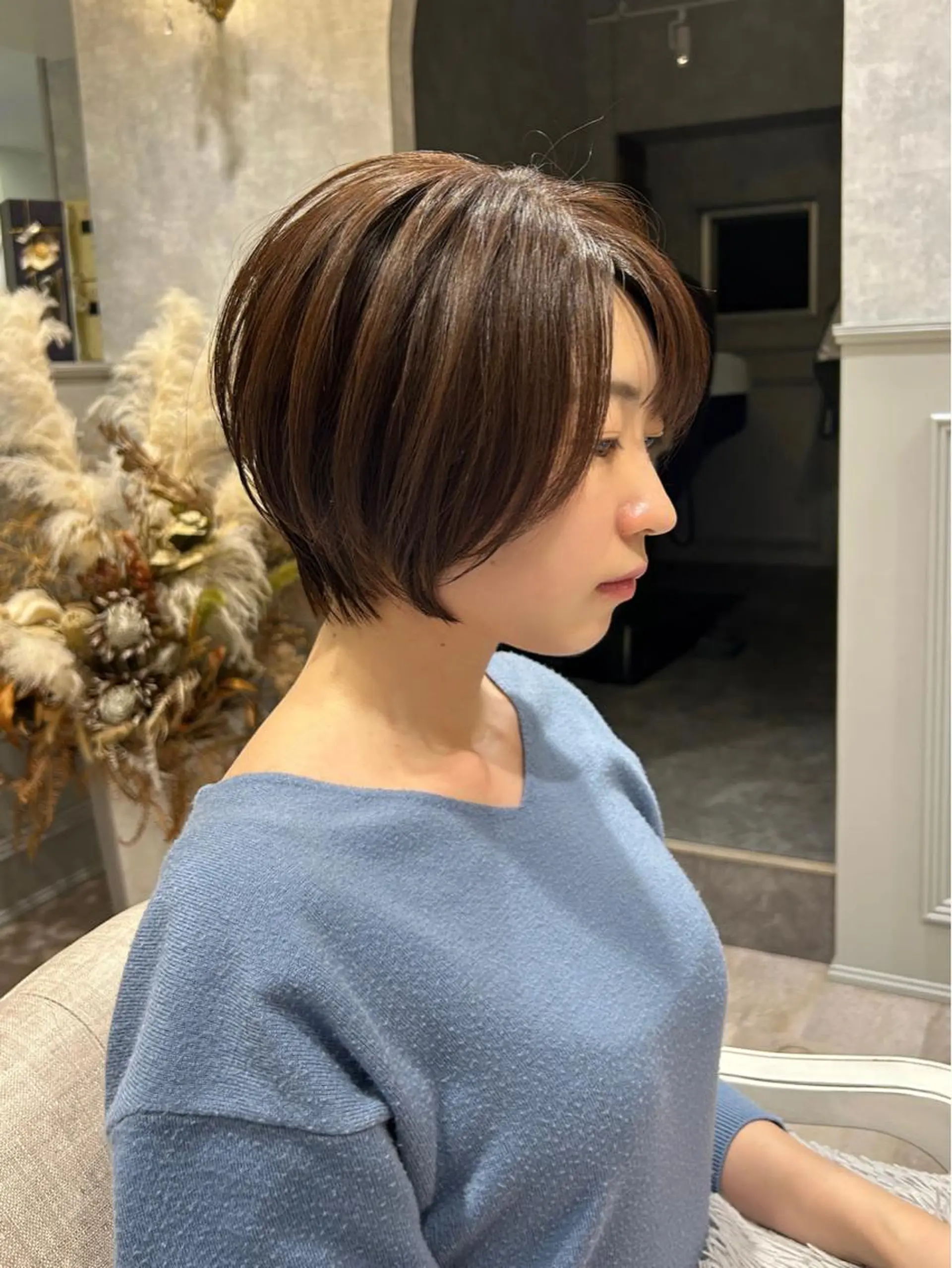 ショート 小野 明日香のヘアスタイル