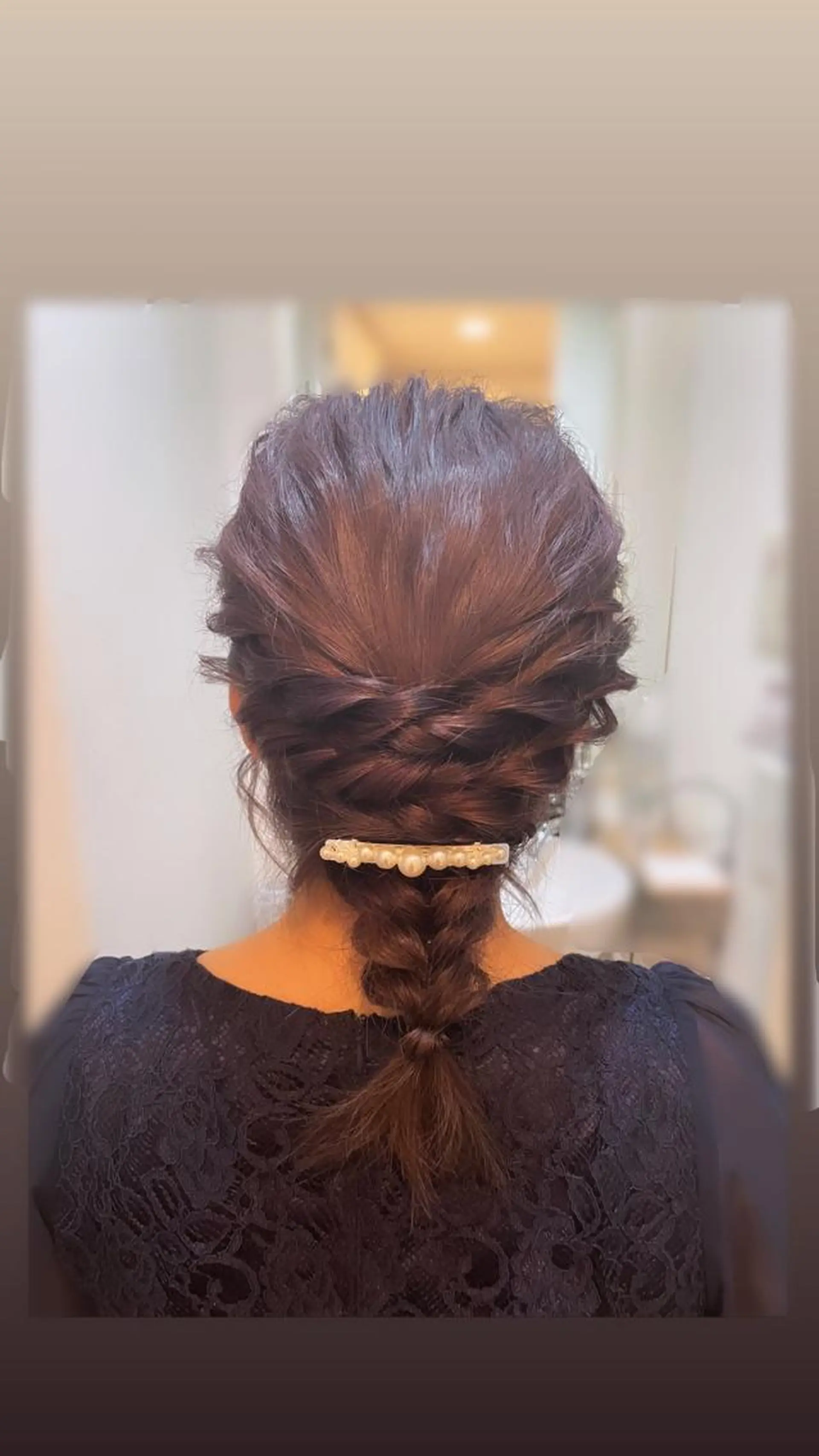 セミロング ヘアアレンジ ヘアセット T Ayaのヘアスタイル