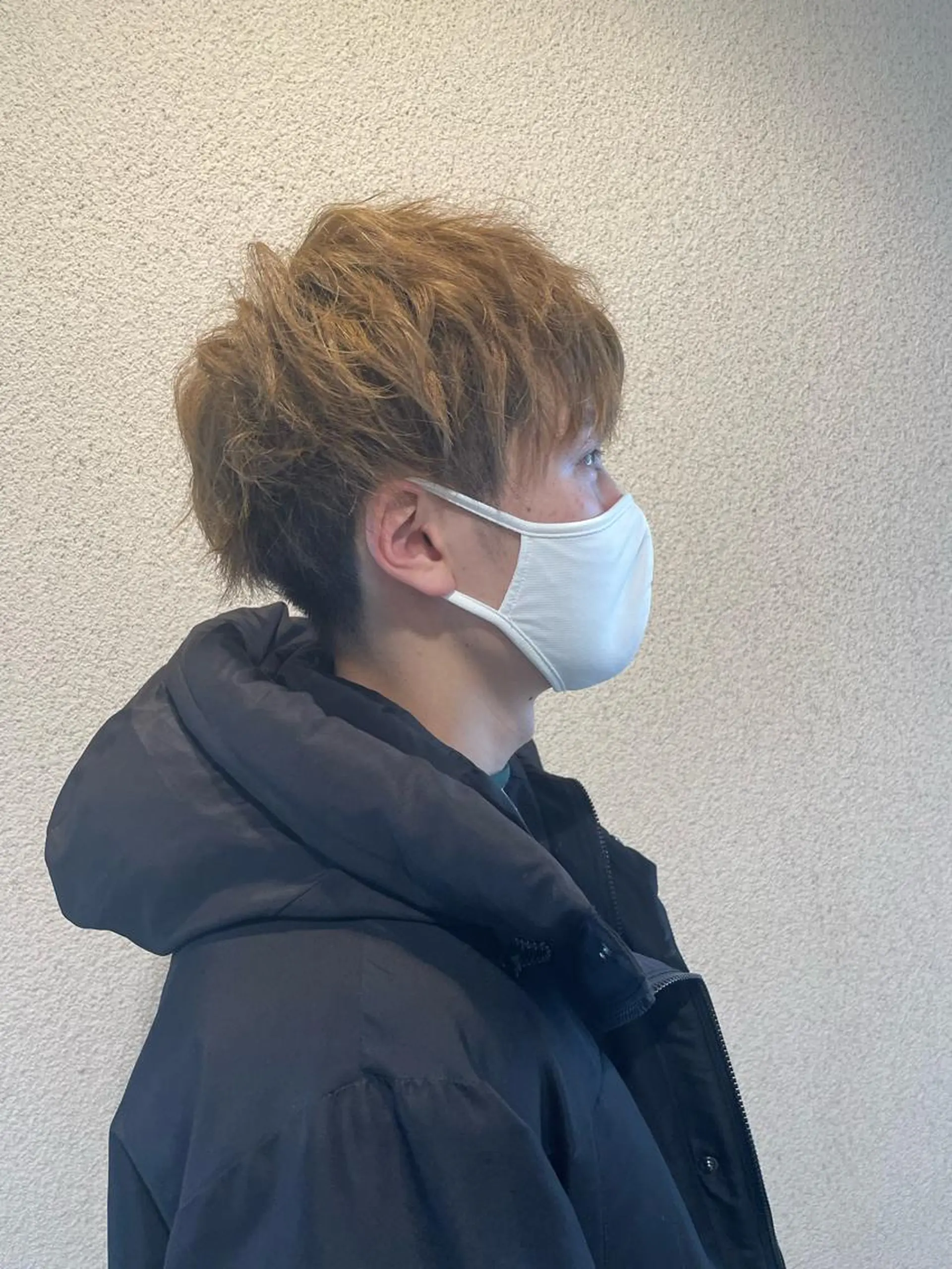 ショート カラー パーマ メンズ メンズパーマ ニュアンスパーマ カット 佐々木 麻純のヘアスタイル