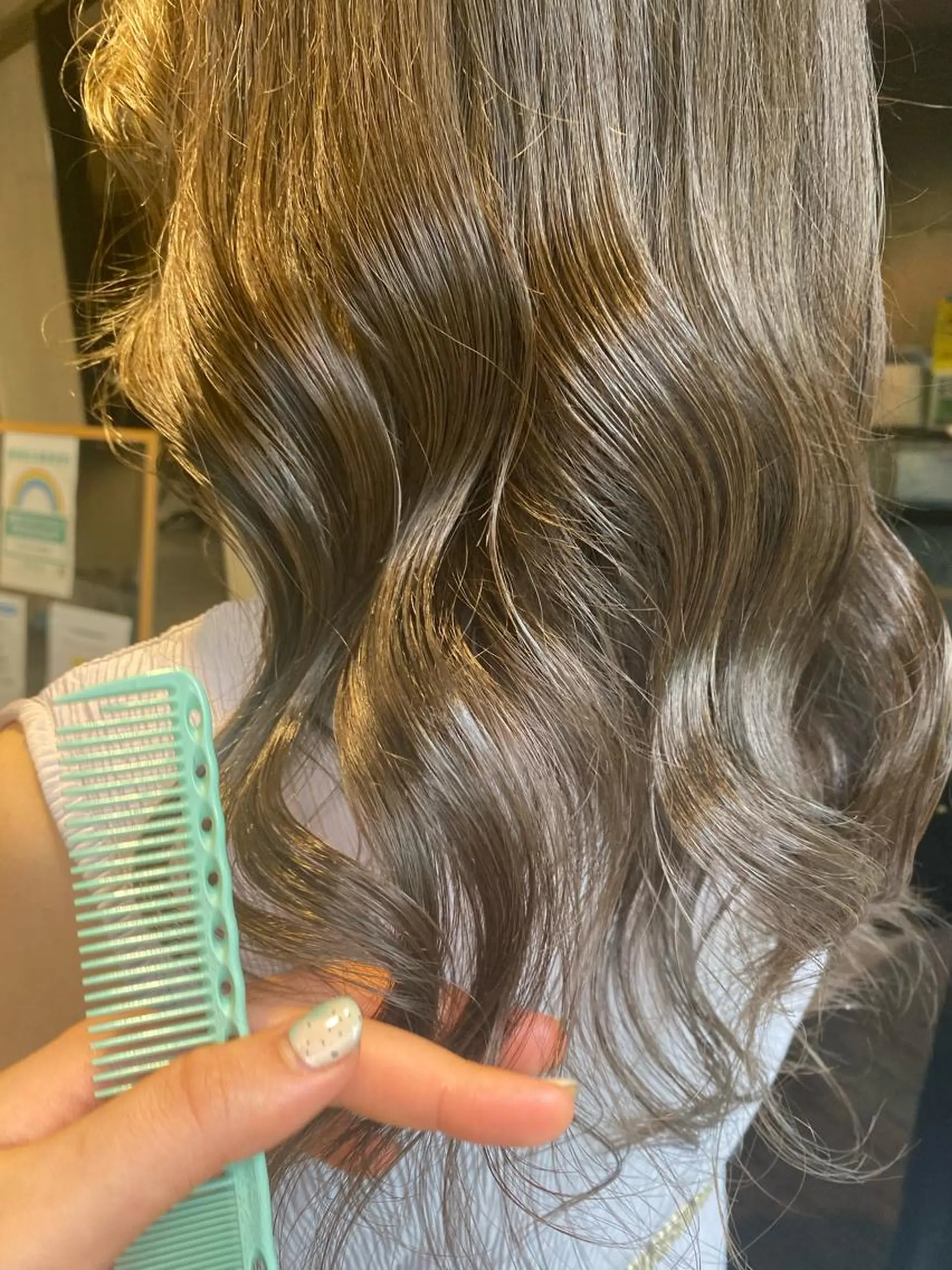 ミディアム カラー ヘアアレンジ アンククロス渋谷【ANKH CROSS】所属・韓国ヘア┊︎レイヤー ┊︎haruka🌙のヘアスタイル