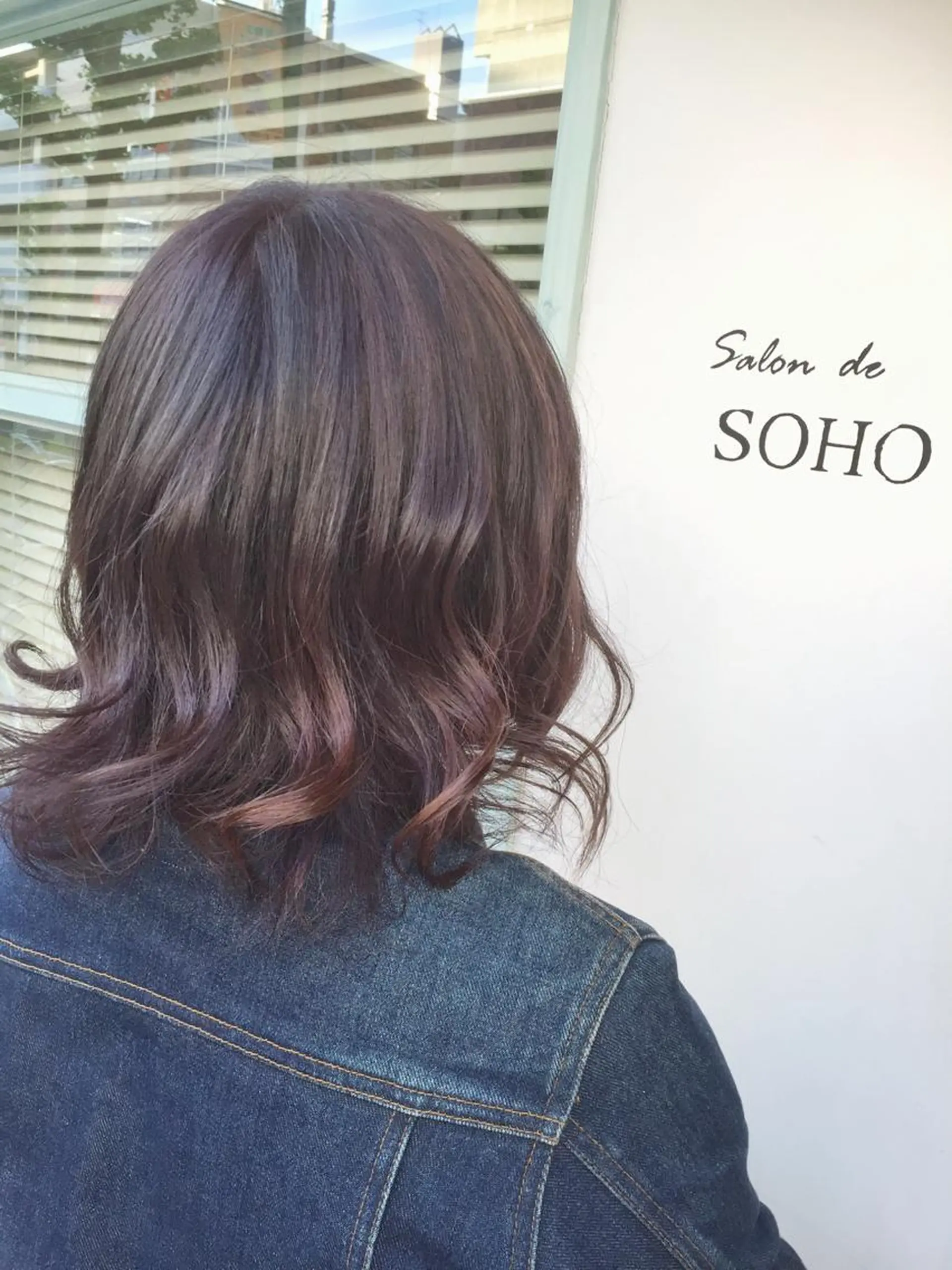 ショート カラー 透明感カラー ハイトーンカラー パープルカラー ◇おの あすか◇のヘアスタイル