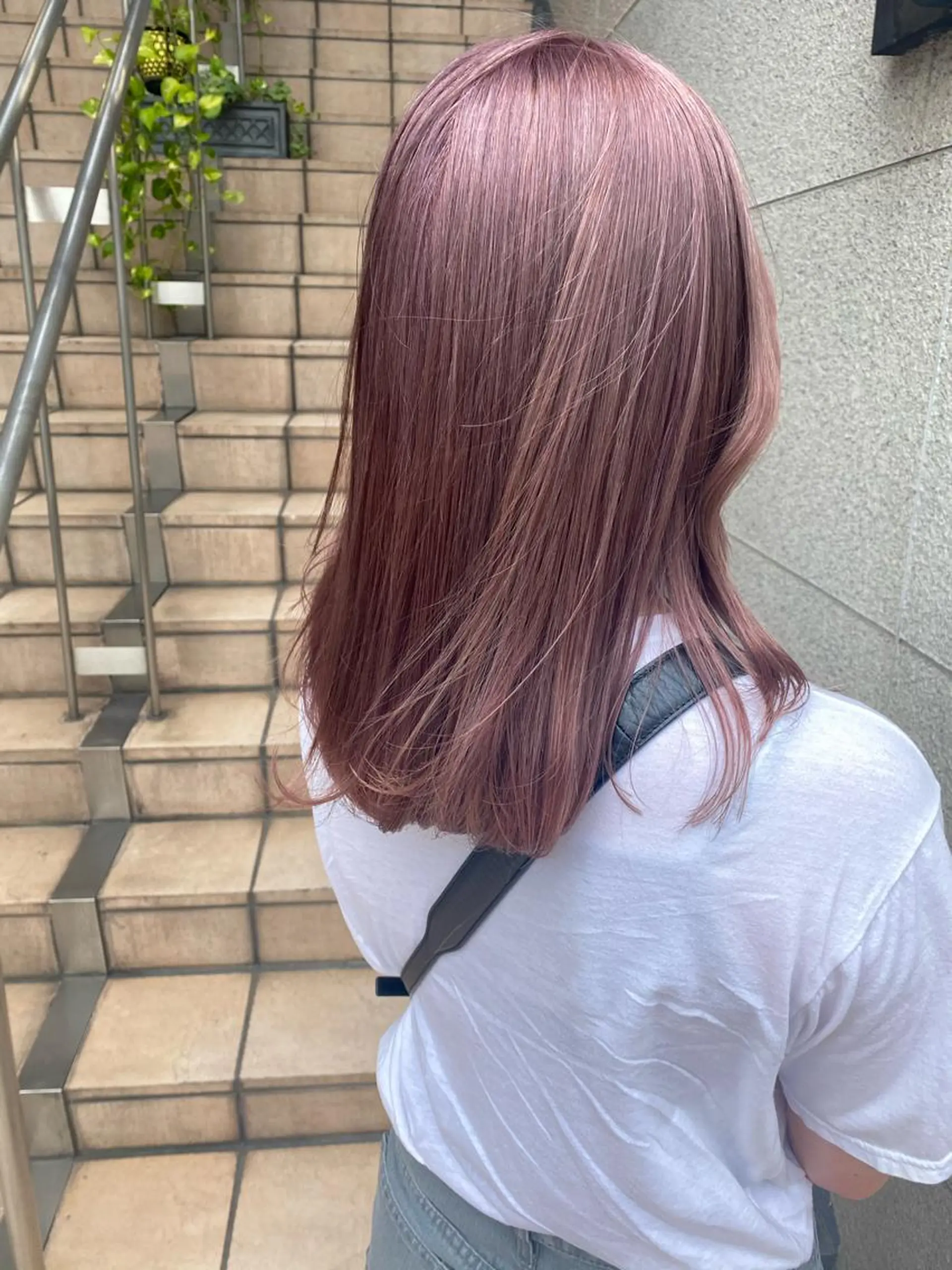 セミロング カラー 💗💗韓国レイヤー yu-ki💗💗のヘアスタイル