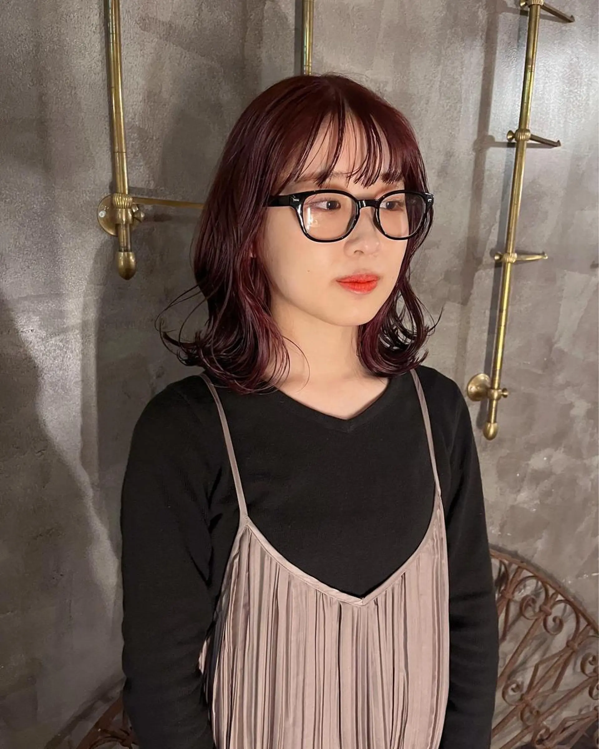 セミロング カラー HAIR MAKE  miel所属・🫧透明感カラー🫧 SHINSEIのヘアスタイル