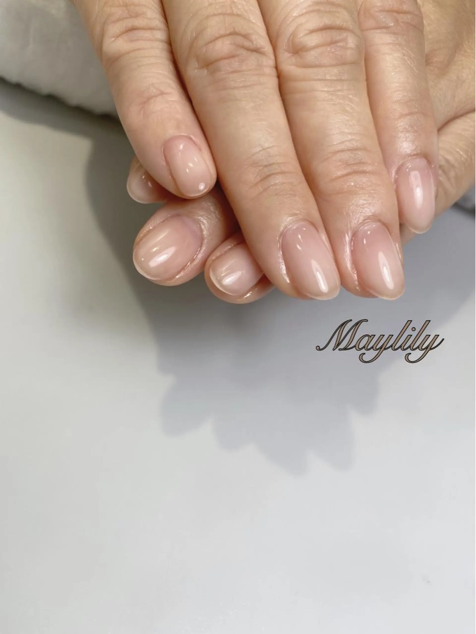 ネイル クリアネイル Nail care salon Maylily所属・Nail salon Maylilyのネイルデザイン