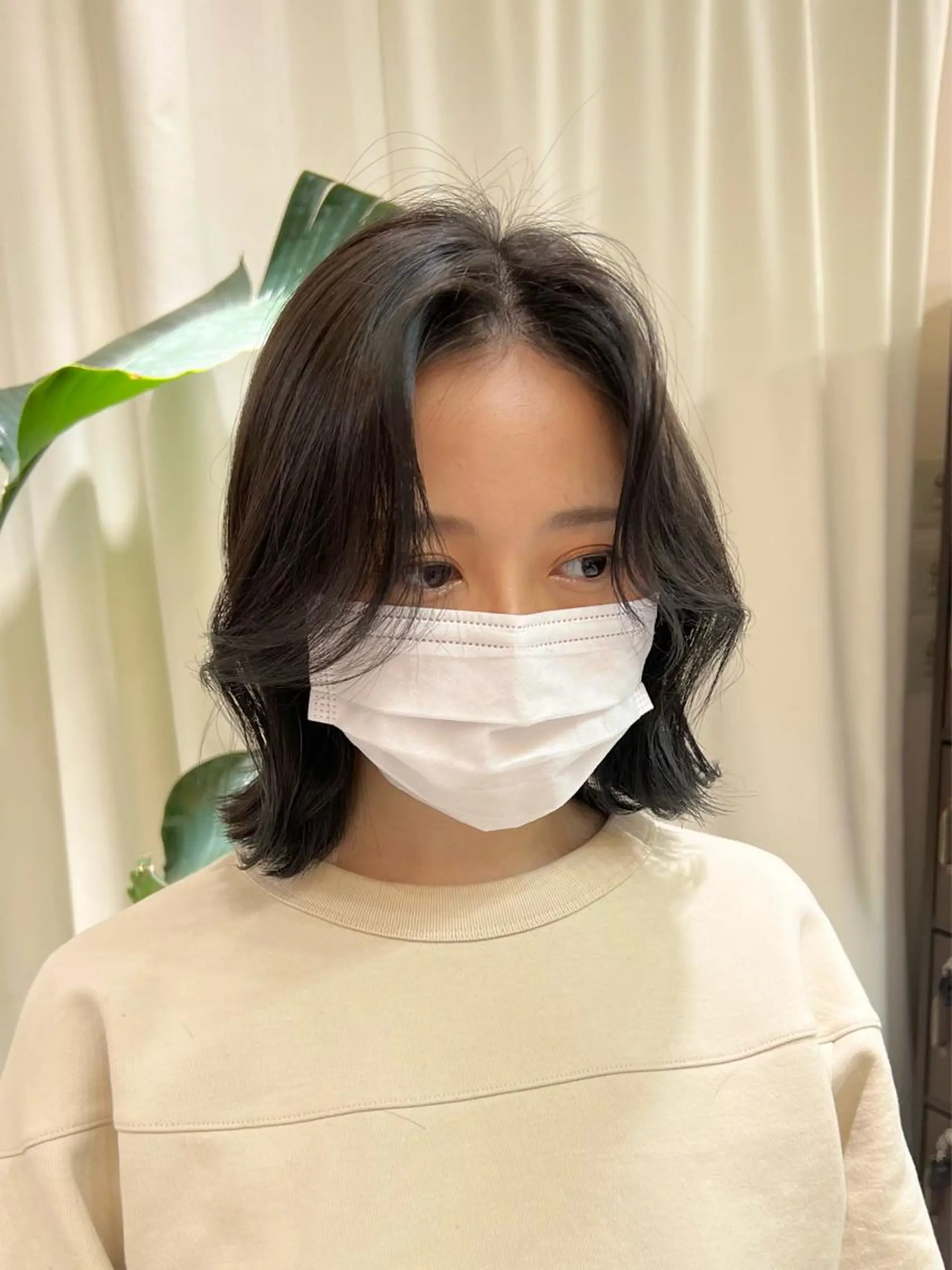 ミディアム くびれヘア 【韓国風くびれヘア】 joule小木曽輝のヘアスタイル