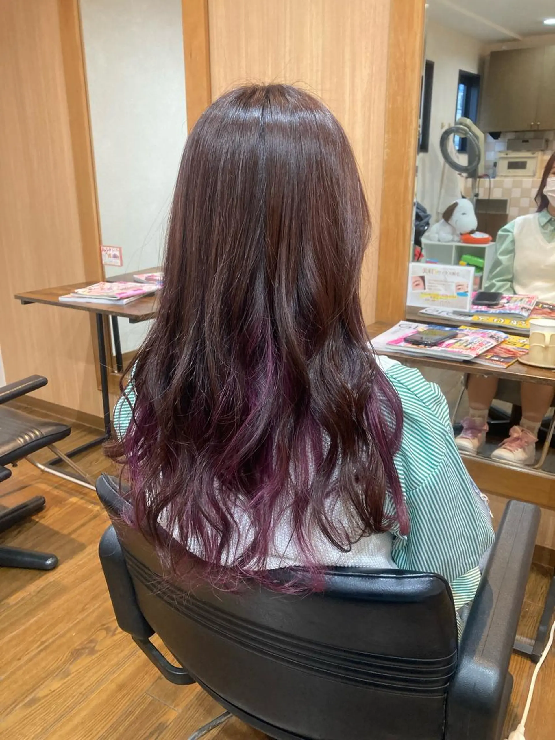 セミロング MOLLASALON 浅香山店所属・髪質改善カラー 縮毛矯正🤍辻桃加のヘアスタイル