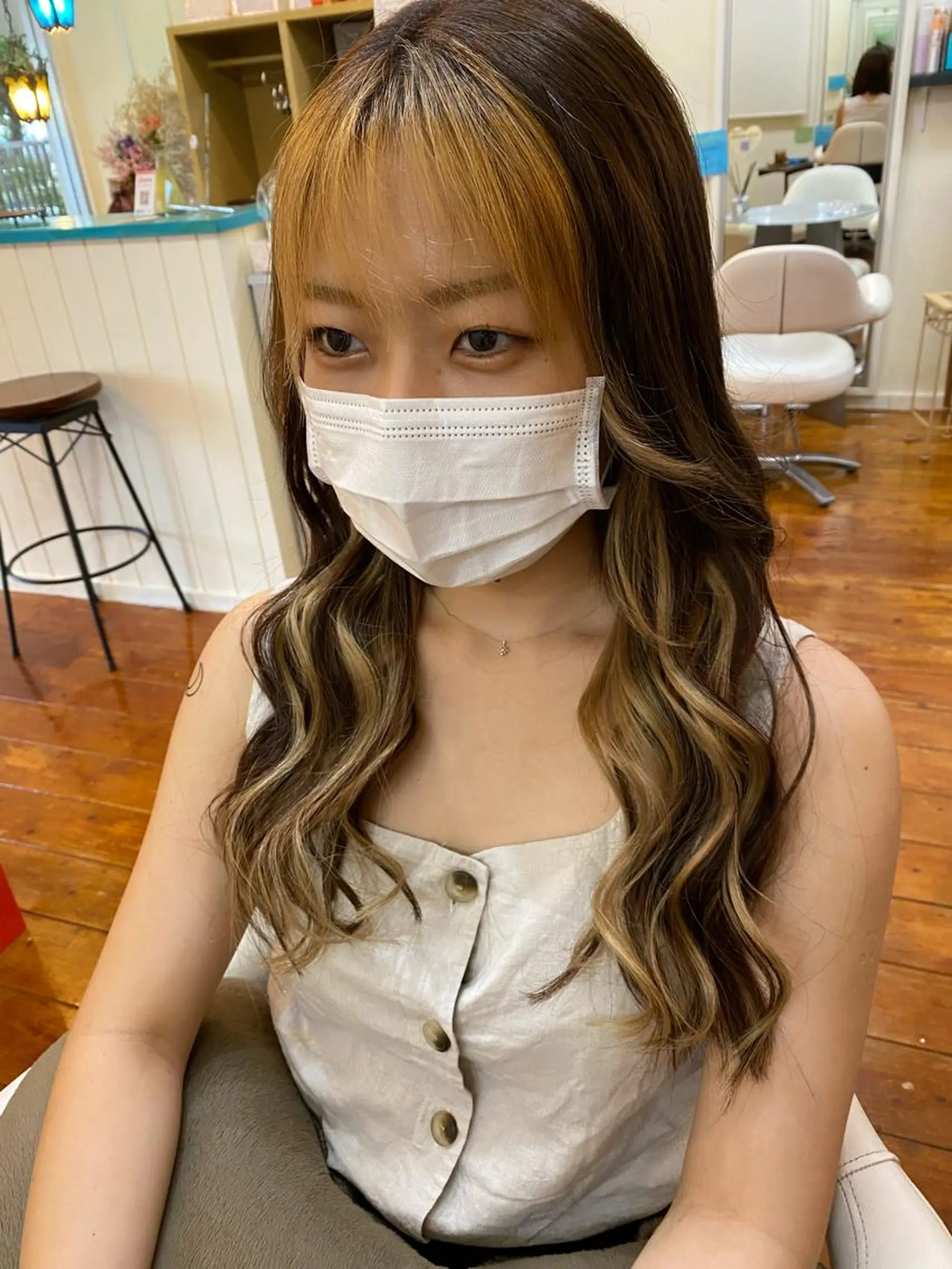 ロング ミストバング プルエク/clana ♡marinのヘアスタイル