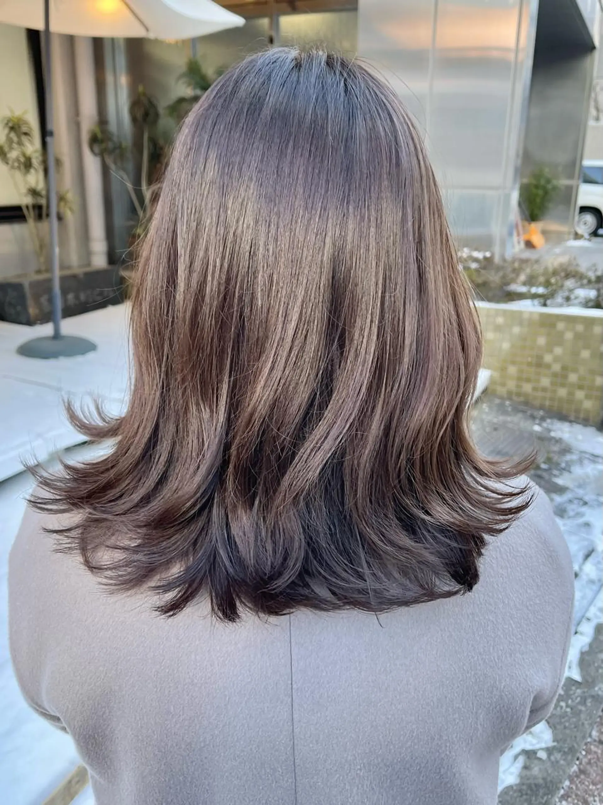 ミディアム カラー 🇺🇸✂️🍟 こんあゆみのヘアスタイル