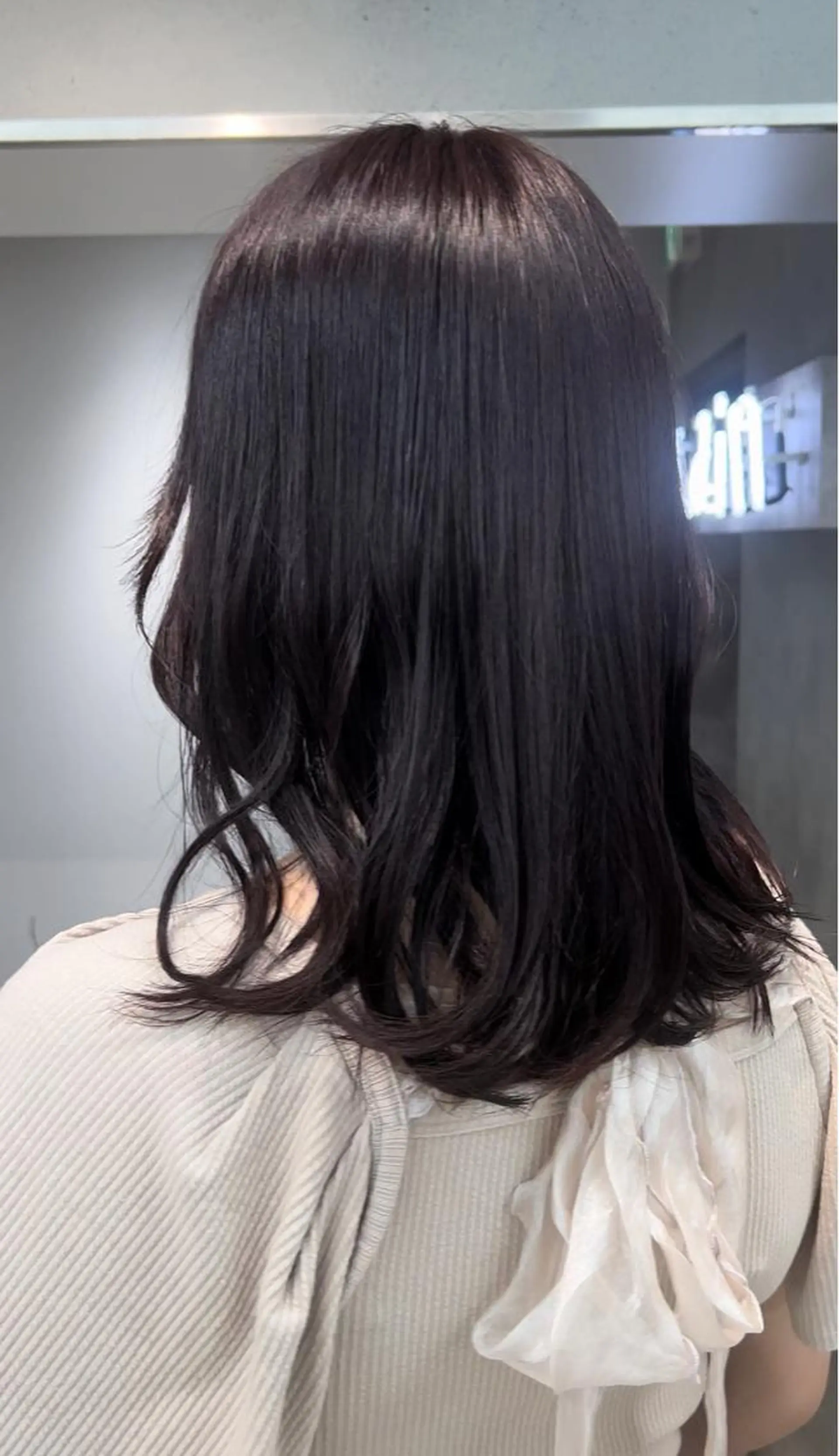 セミロング レイヤー×ツヤカラー 渋谷/kougaのヘアスタイル