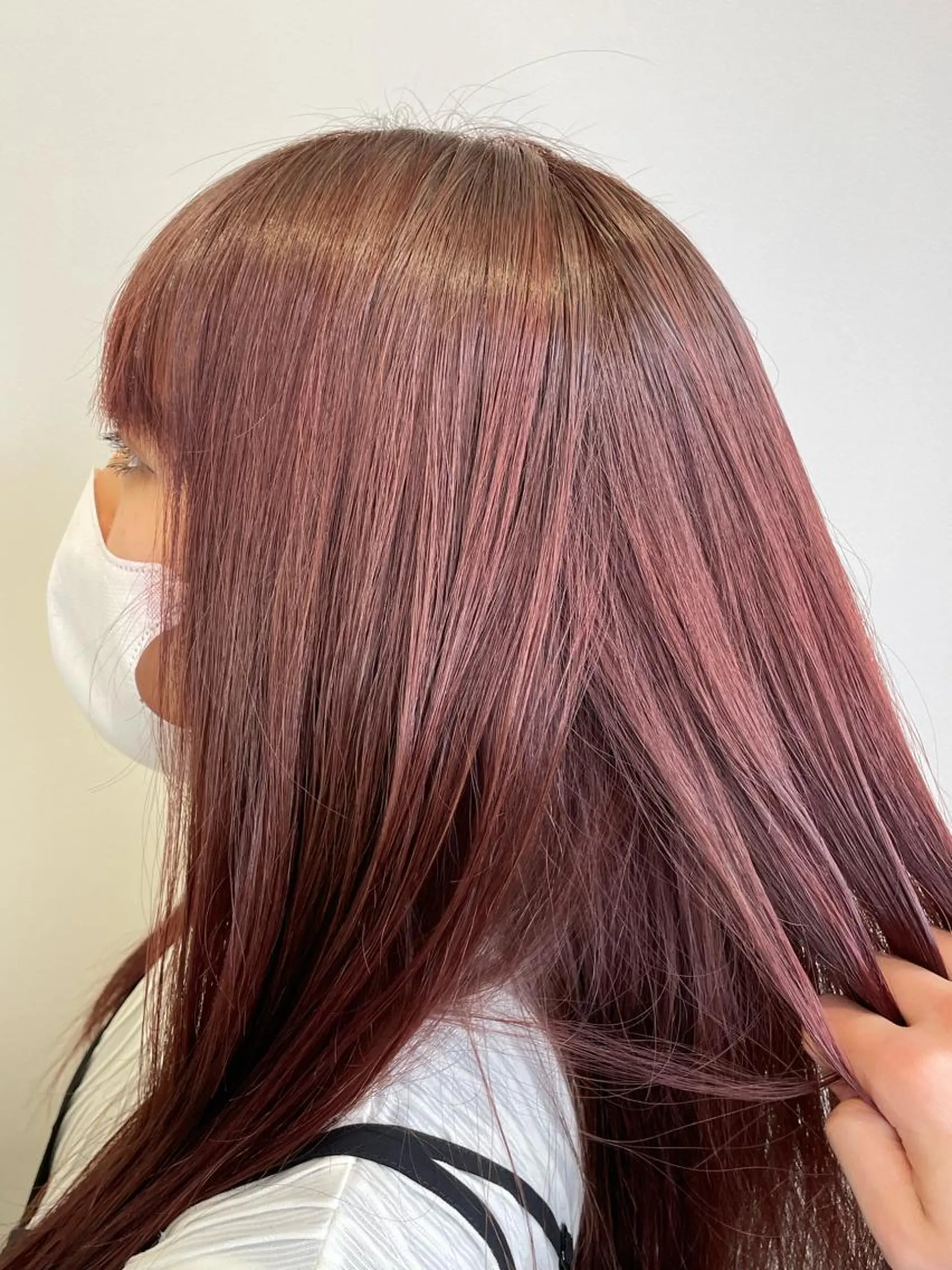 セミロング 婦中／パーマ 現金のみ／成瀬滉太のヘアスタイル