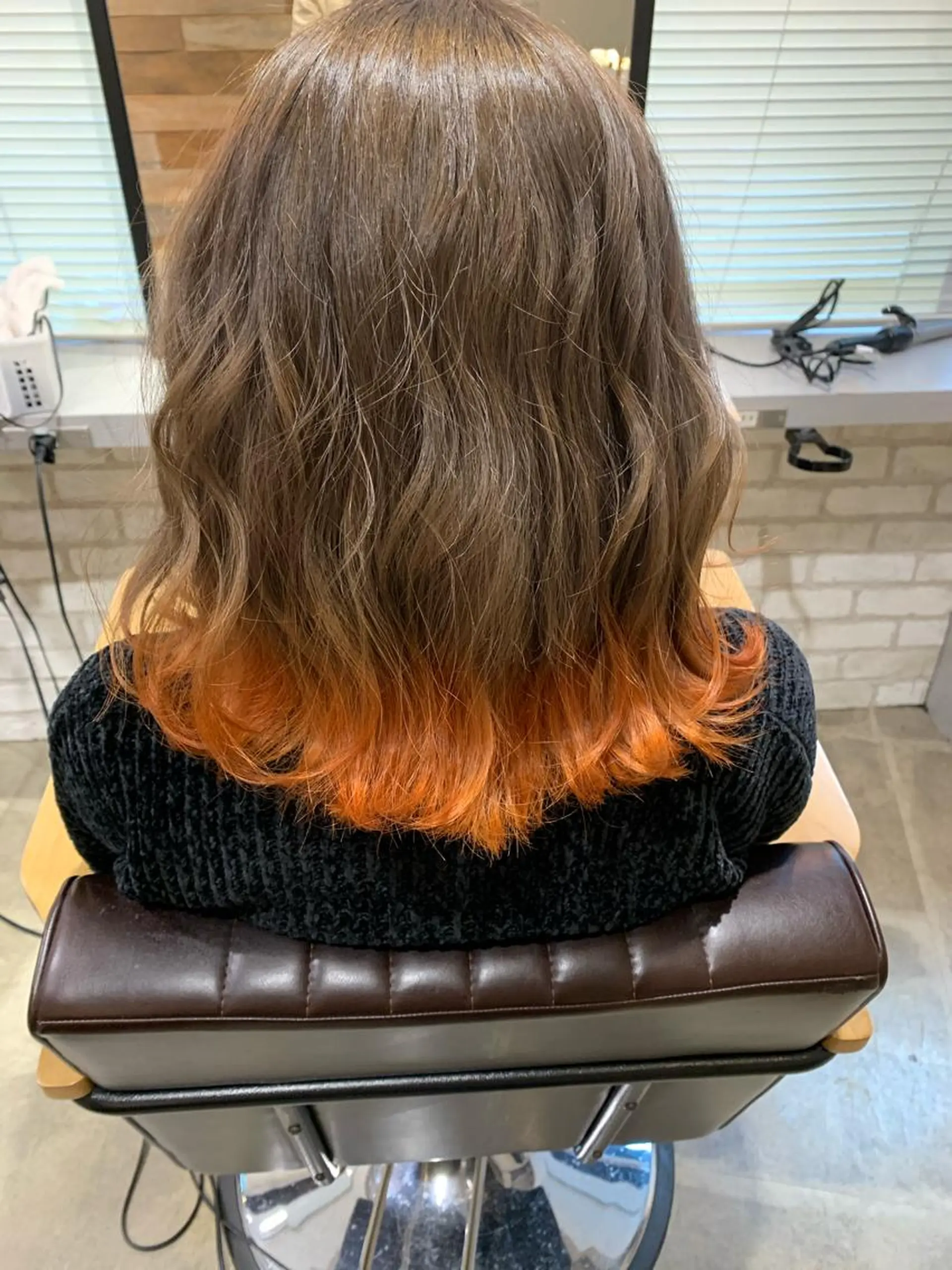 ミディアム カラー カット ヘアカラー EIGHT second【エイトセカンド】所属・江畑 匠 新宿三丁目 徒歩30秒⭐️のヘアスタイル