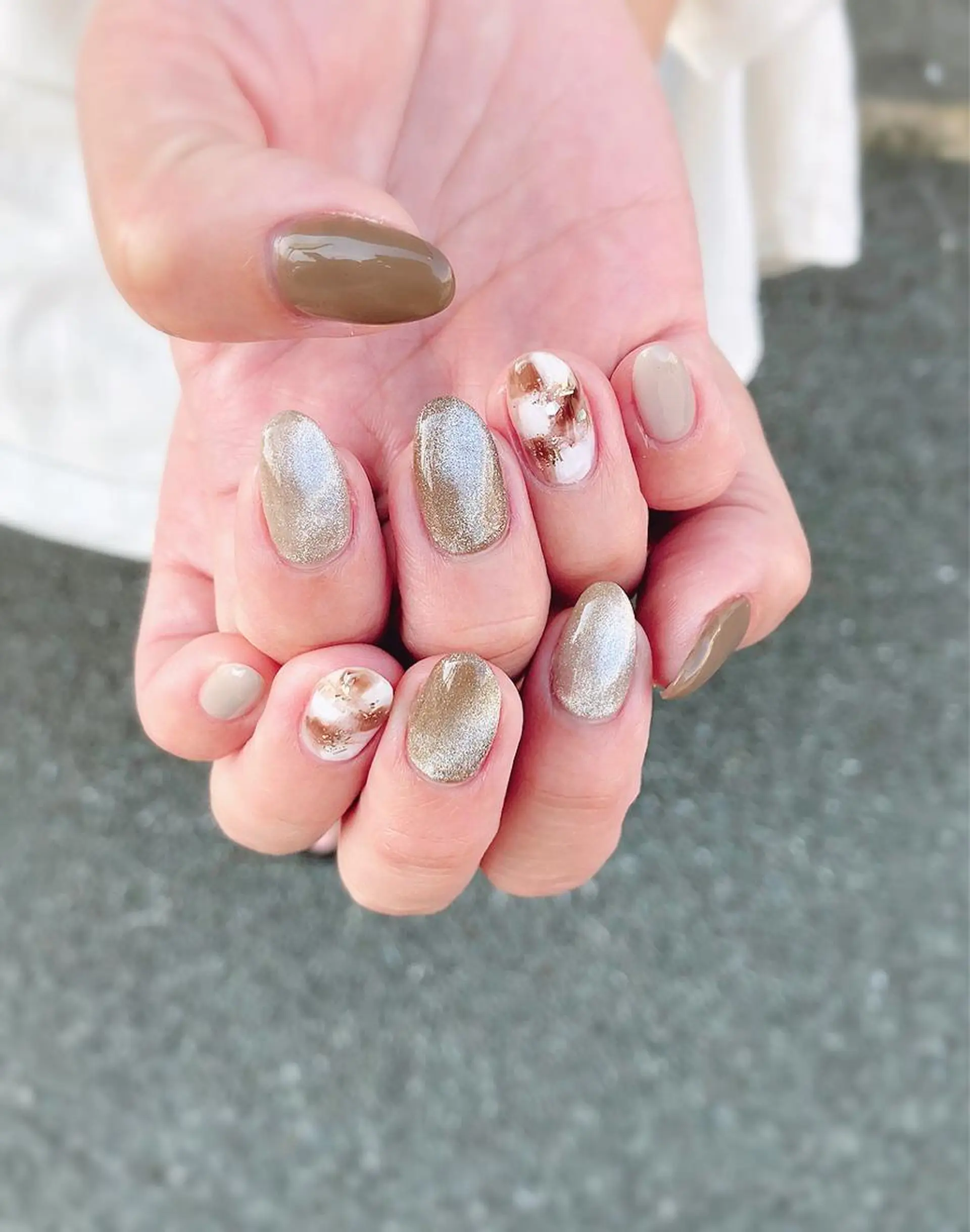 ネイル マグネットネイル nail salon Regaosのネイルデザイン