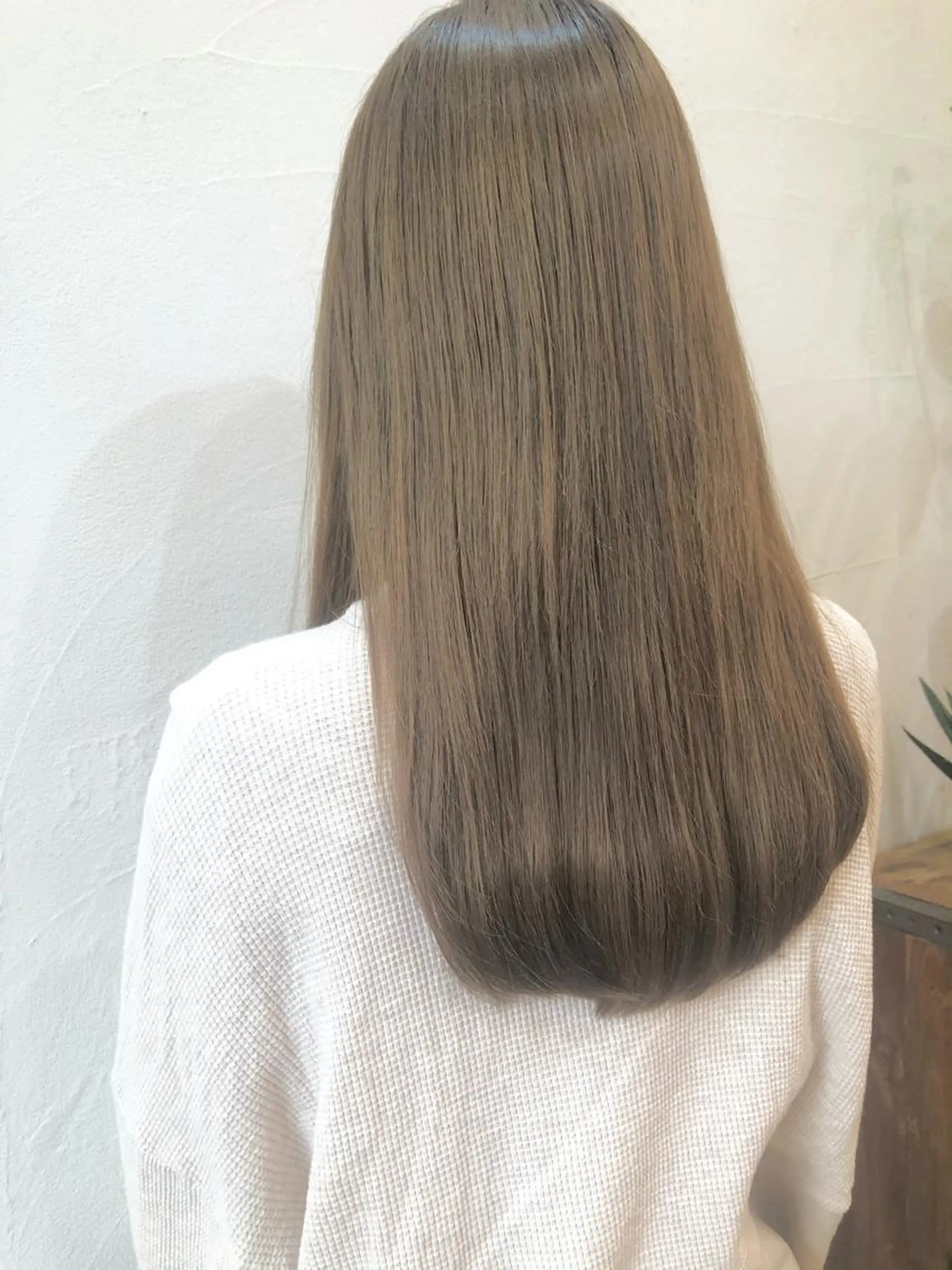 ロング カラー ヘアアレンジ ベージュカラー DX SHARE SALON 原宿店所属・レイヤーカット/ 田中 しょうのヘアスタイル