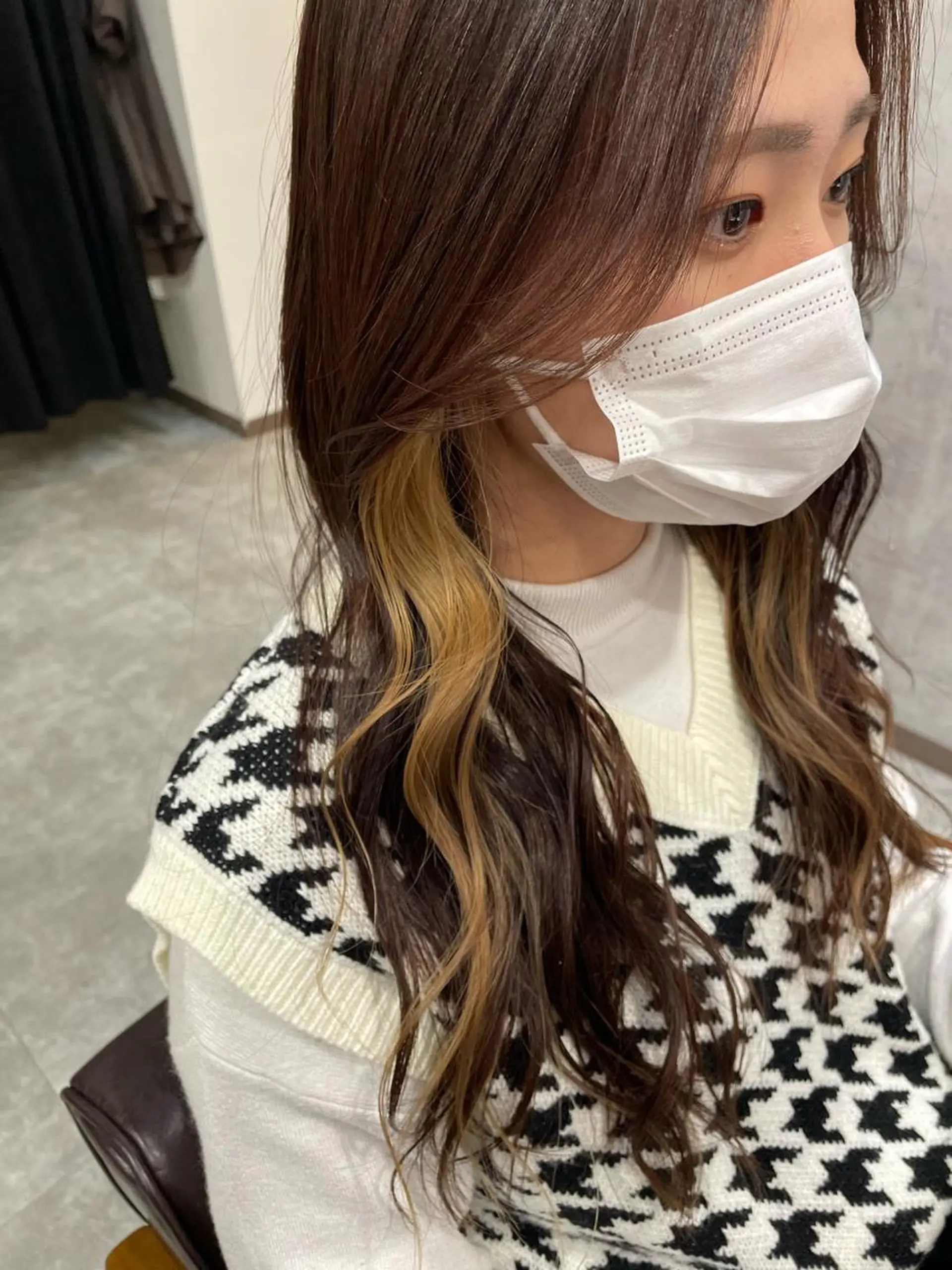 セミロング 木村 真知子のヘアスタイル