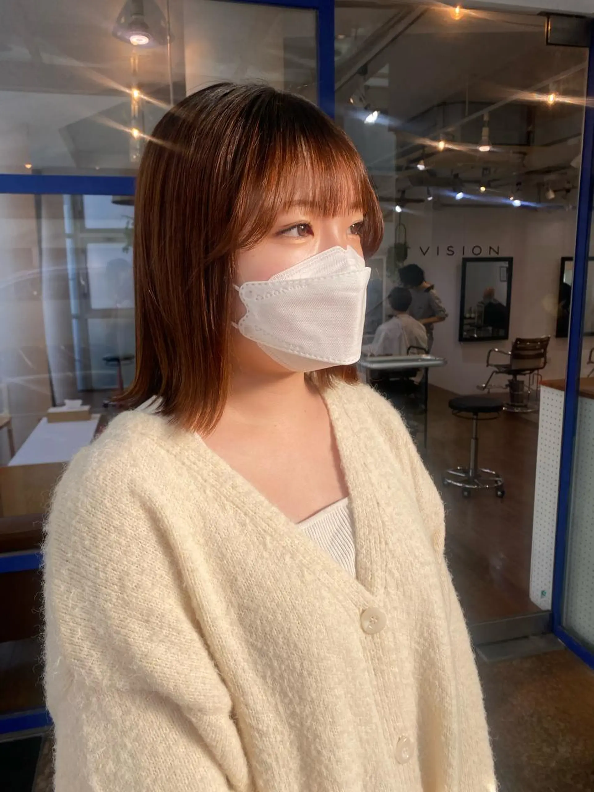 ミディアム パーマ 🌻名古屋🌻 🫧ハイトーン🫧のヘアスタイル