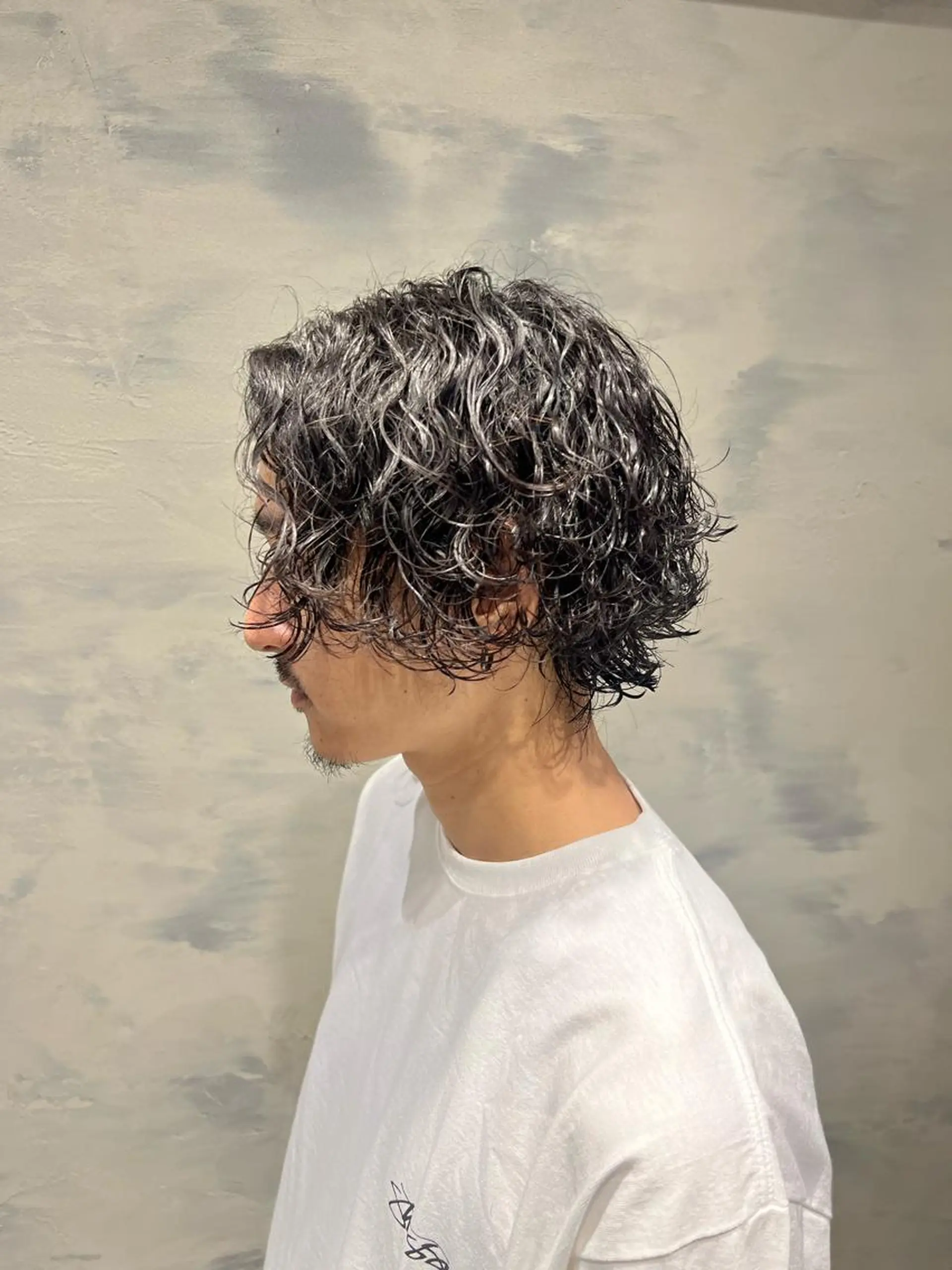 ミディアム カット パーマ バレイヤージュ職人 🔥代表YU-SHIのヘアスタイル