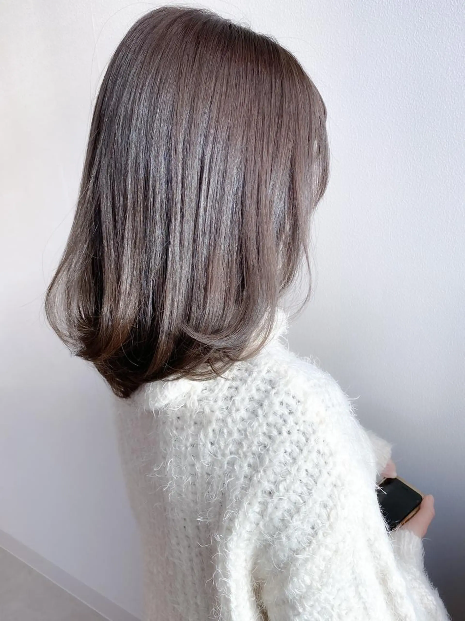 セミロング アッシュ カット ヘアカラー トリートメント Meena by urban所属・丹羽 隼人/髪質改善 /韓国ヘア🇰🇷のヘアスタイル