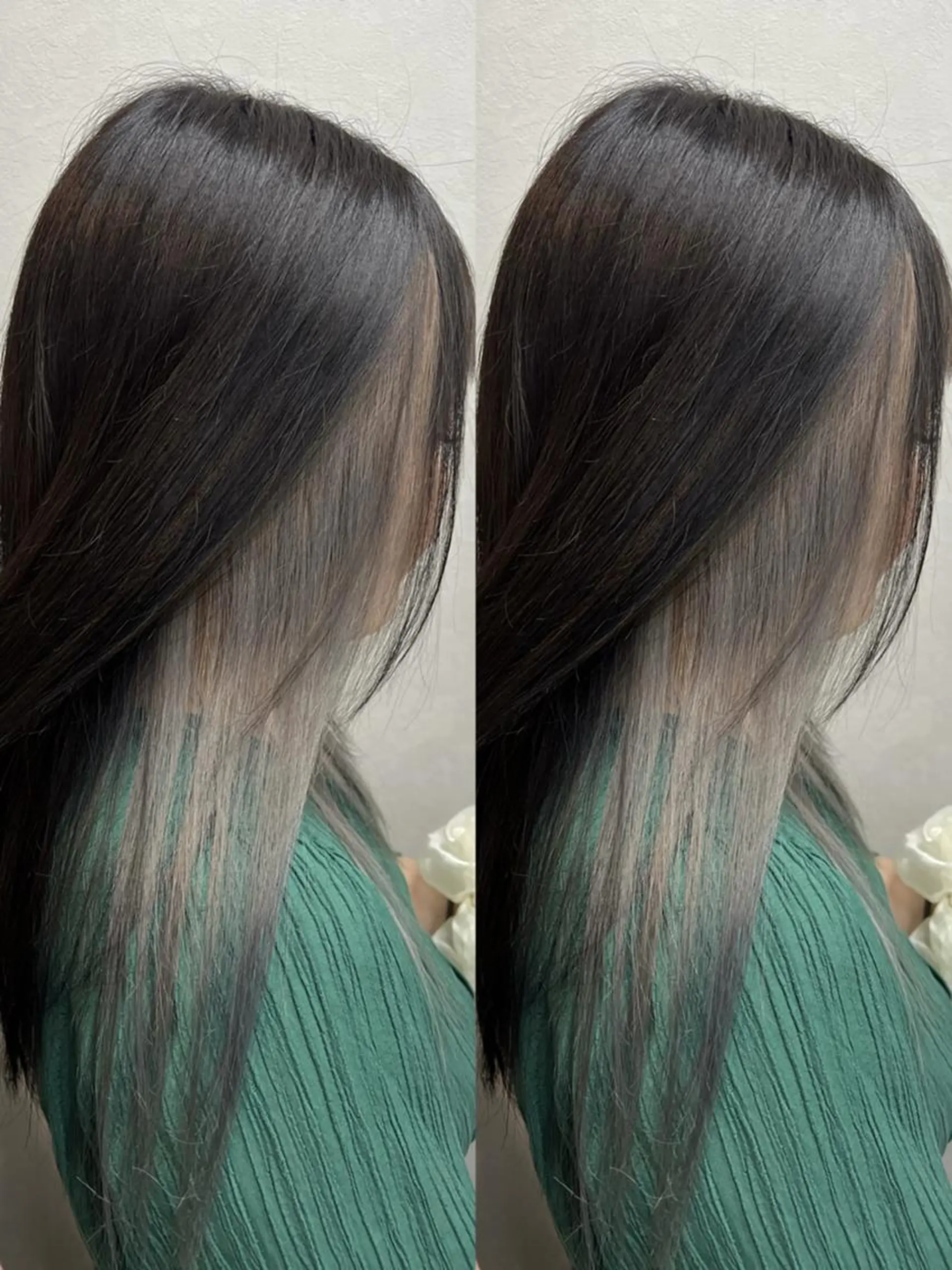 ロング カラー カット ヘアカラー トリートメント TELA HAIRのヘアスタイル