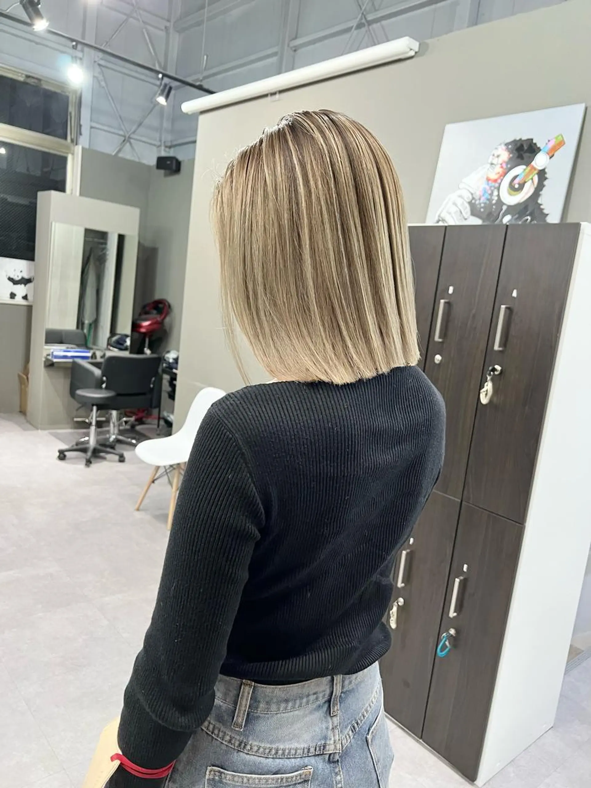 ミディアム カラー バレイヤージュ ブリーチ ケアブリーチ デザインカラー ダブルカラー Via officialのヘアスタイル