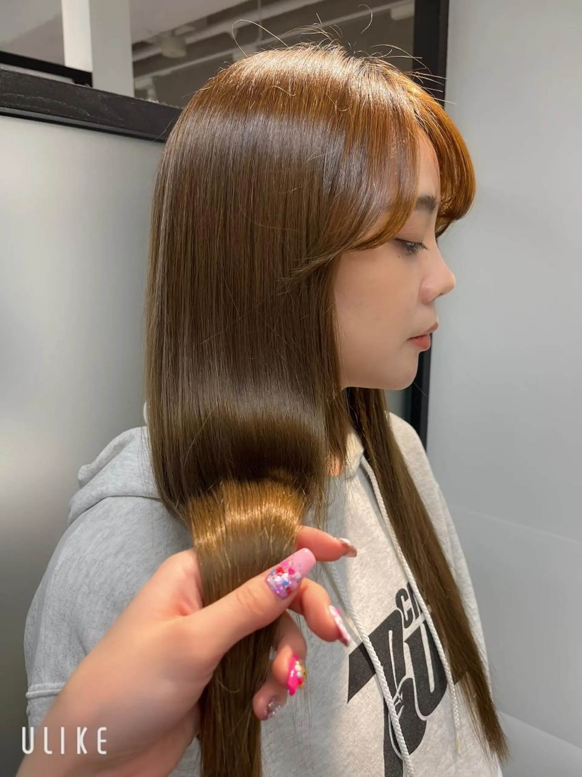 ロング カット ヘアカラー トリートメント 髪質改善/縮毛矯正 艶カラー/珠聡のヘアスタイル