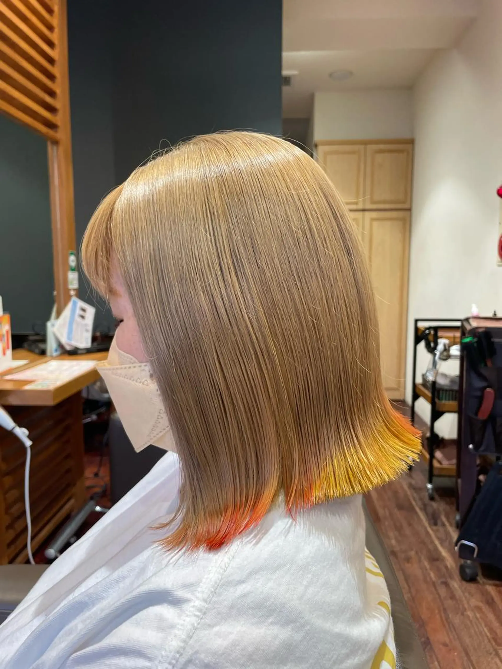 カラー 井上 舞のヘアスタイル