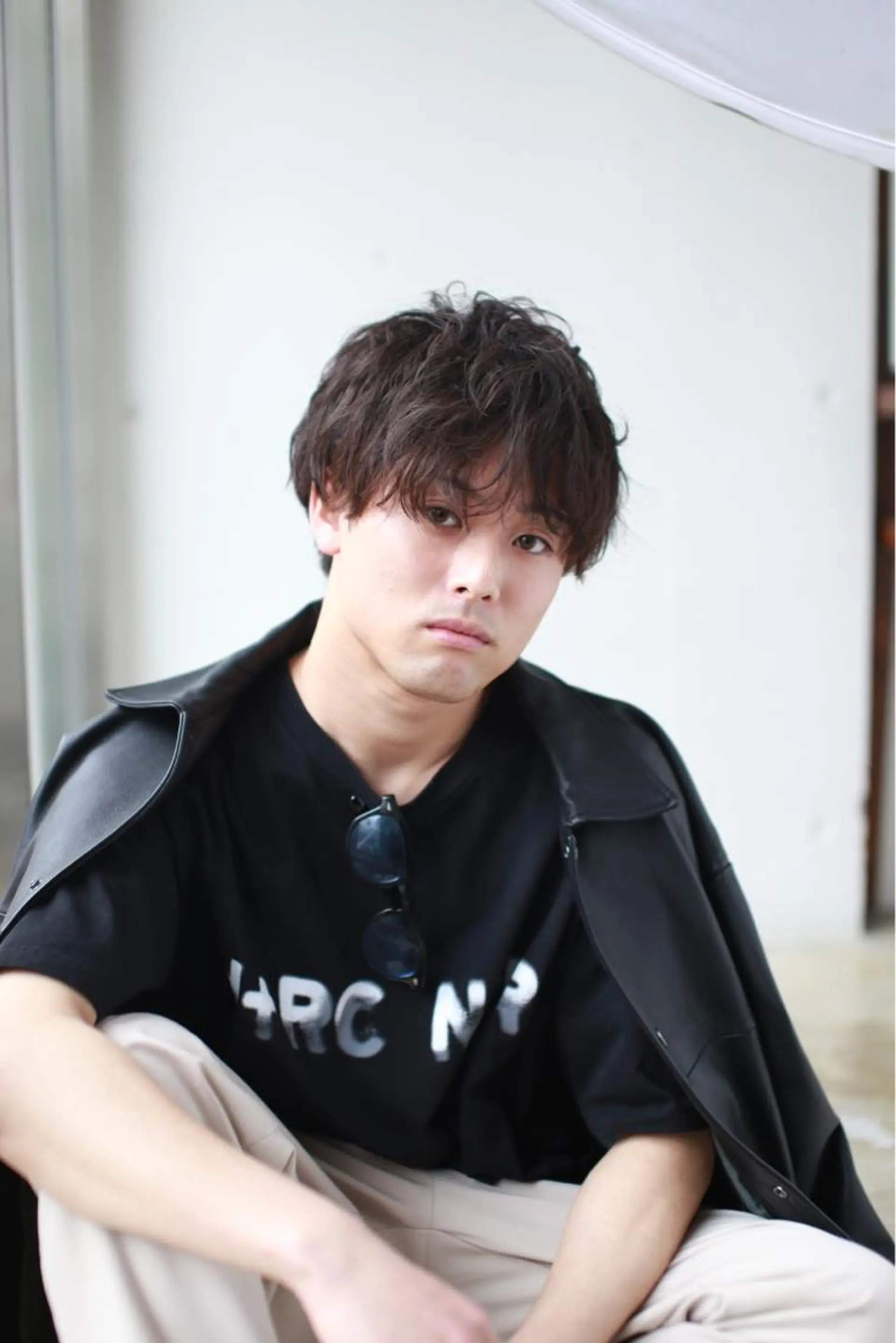 パーマ メンズ 田原 慎也のヘアスタイル