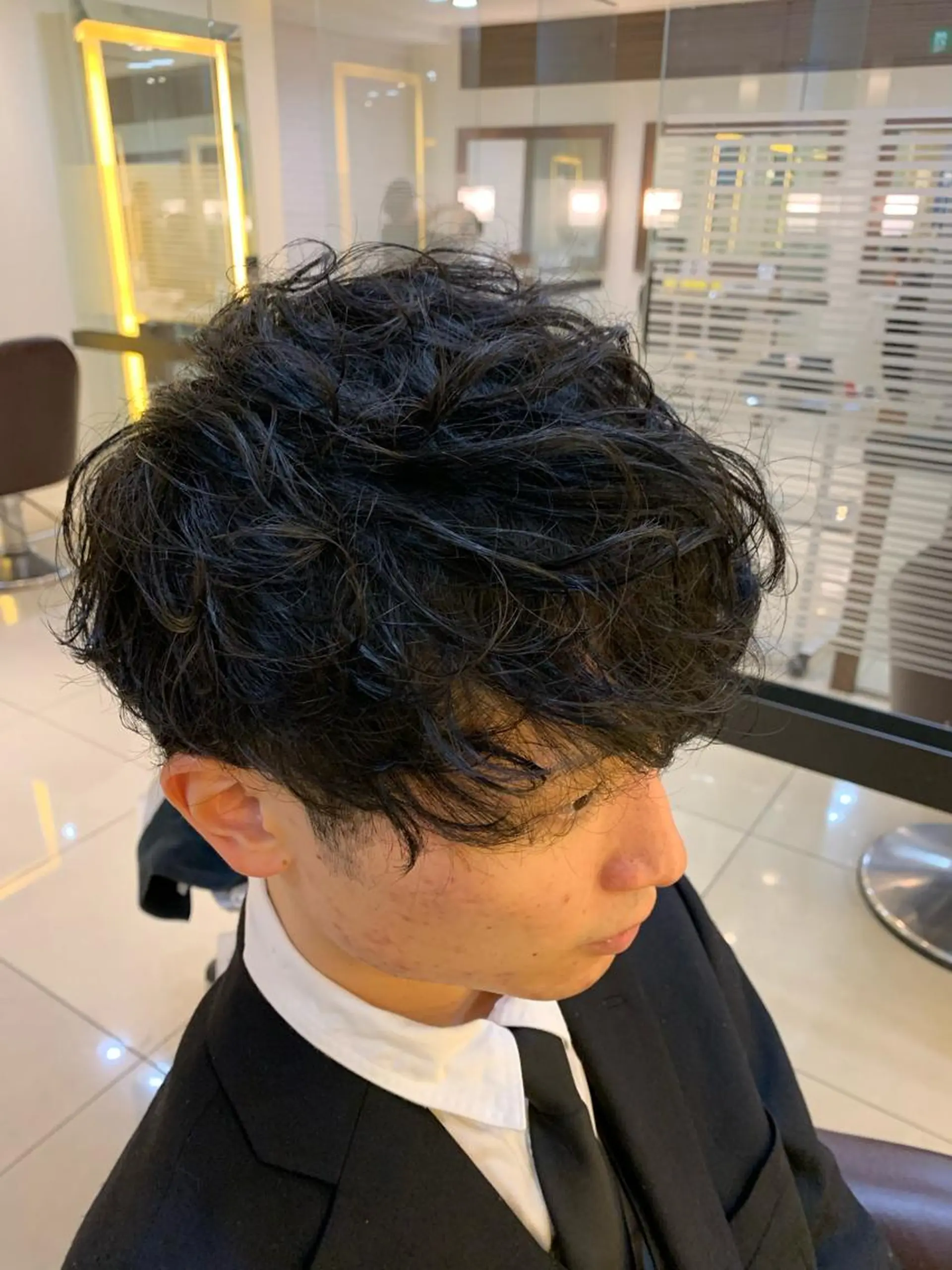 メンズ カット パーマ アキモト マサキ/ パーマ人気NO1のヘアスタイル