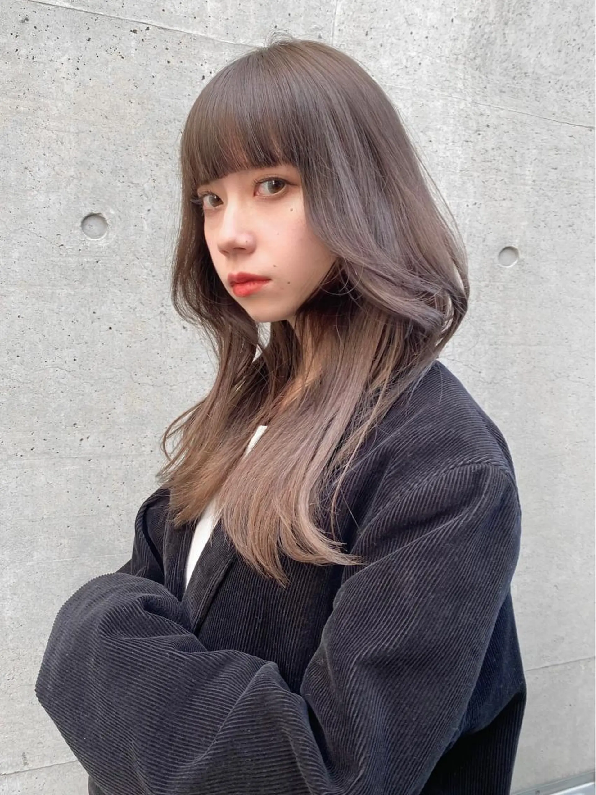 ロング カラー くびれヘア 顔まわりレイヤー レイヤーカット レイヤー/顔周り /透明感🩶高橋大のヘアスタイル