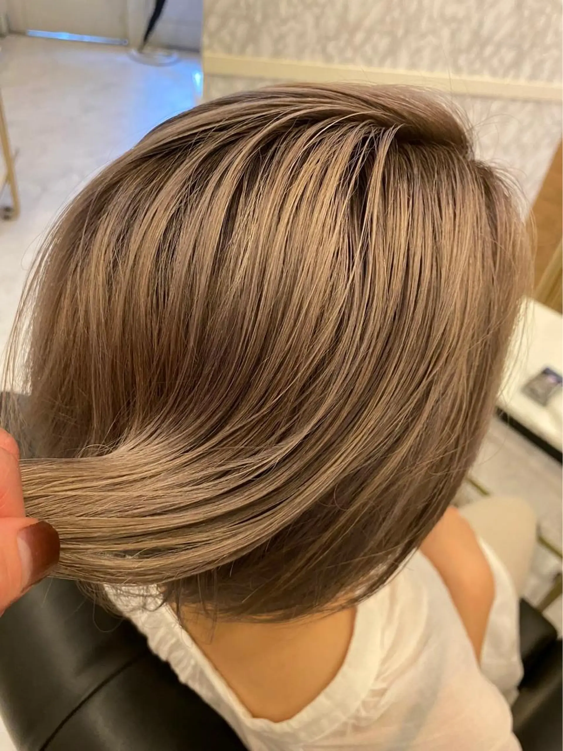 ミディアム カラー カット ヘアカラー トリートメント 💎JADE GRACE💎のヘアスタイル