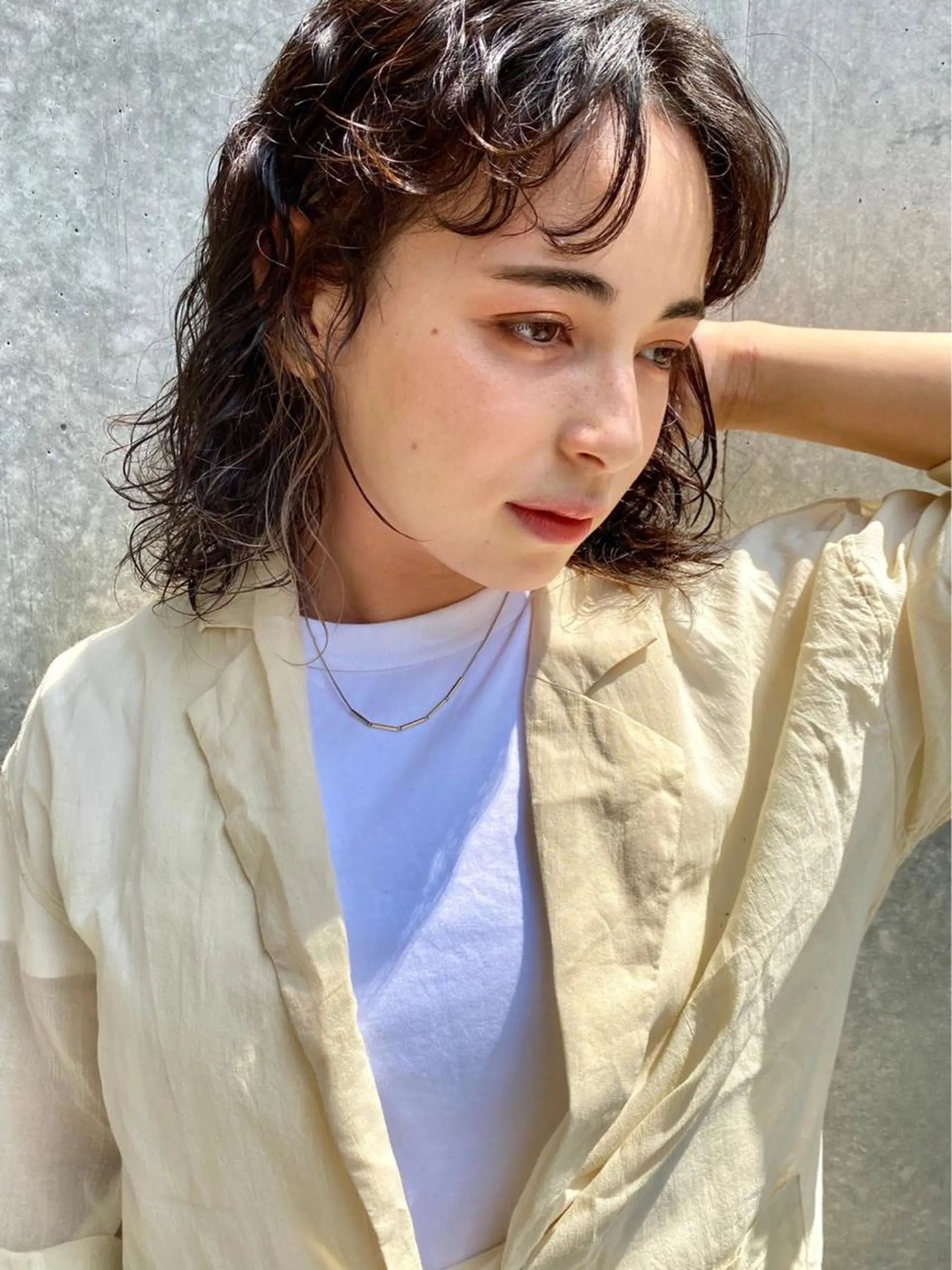 カット 細めハイライト🩶 ボブ/レイヤーカットのヘアスタイル