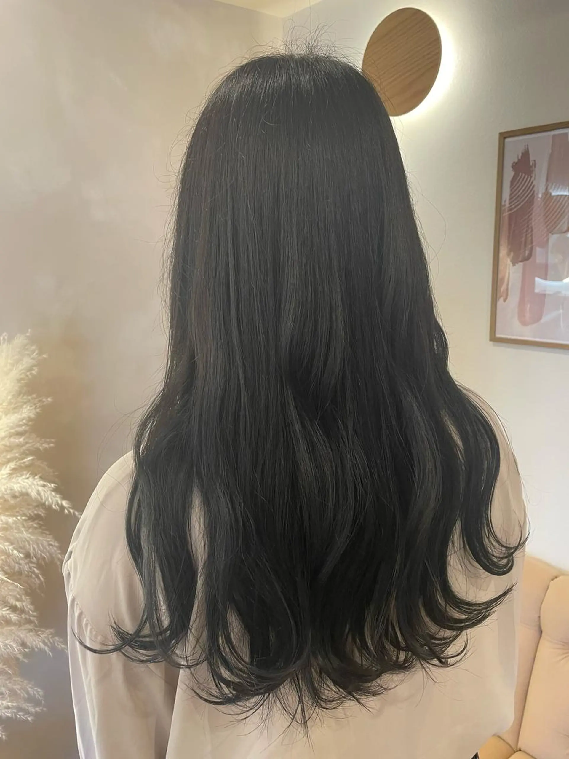 カラー ブルーカラー 透明感カラー ミルクティ/ピンク/ レイヤー/yuriaのヘアスタイル