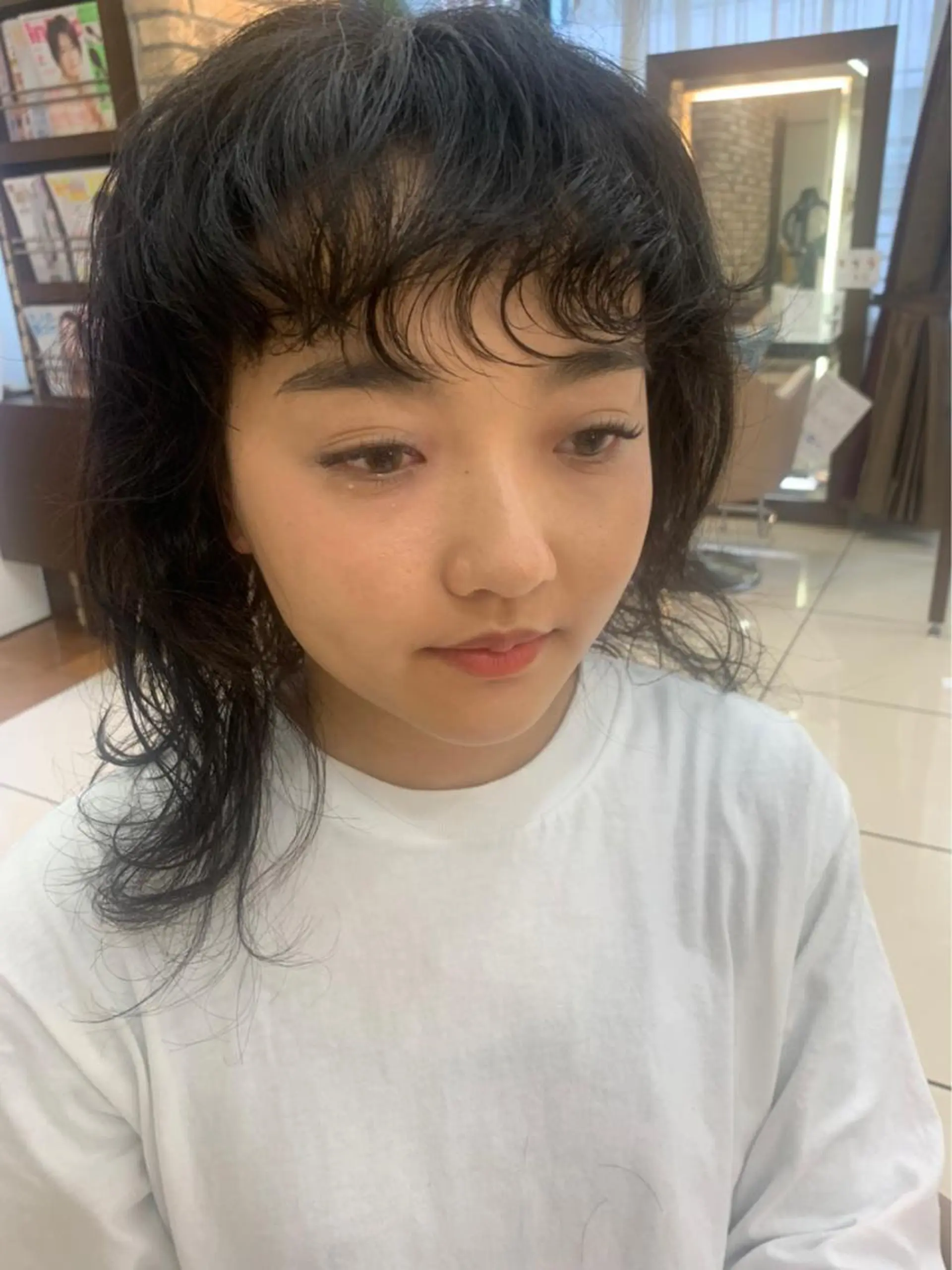 ミディアム パーマ ママ美容師まつげ 🤍まき🤍のマツエク・マツパデザイン